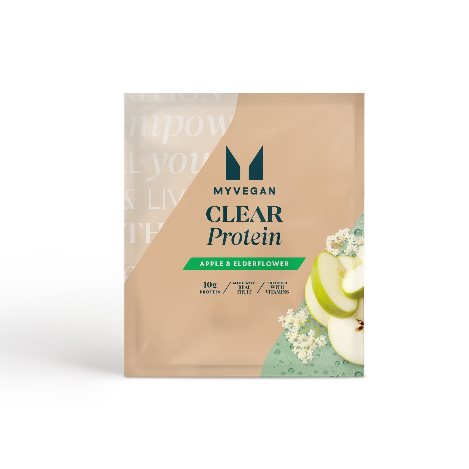 Myvegan Clear Vegan Protein, 16g (Sample) - 16g - تفاح و زهرة الدر