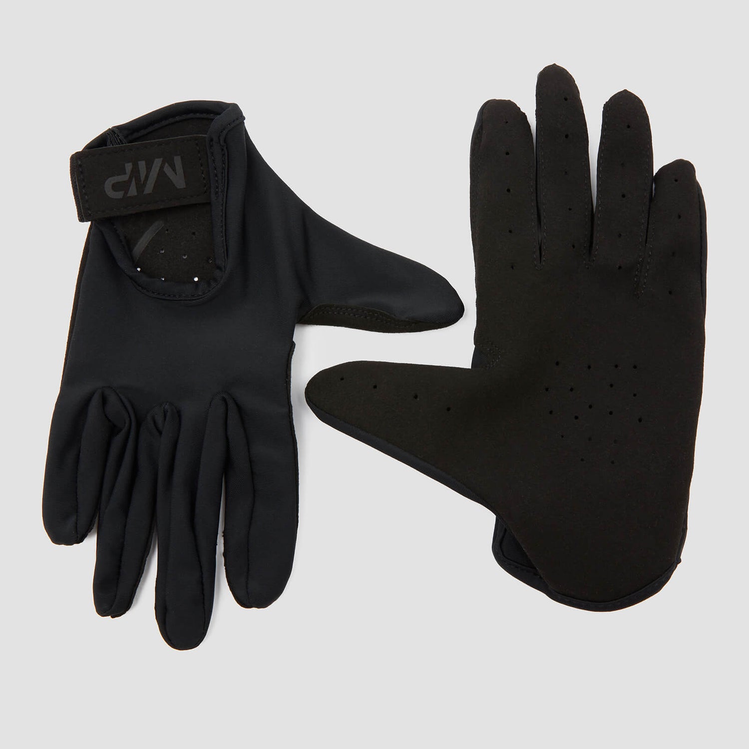 Damskie zakryte rękawiczki do podnoszenia ciężarów MP – czarne - S