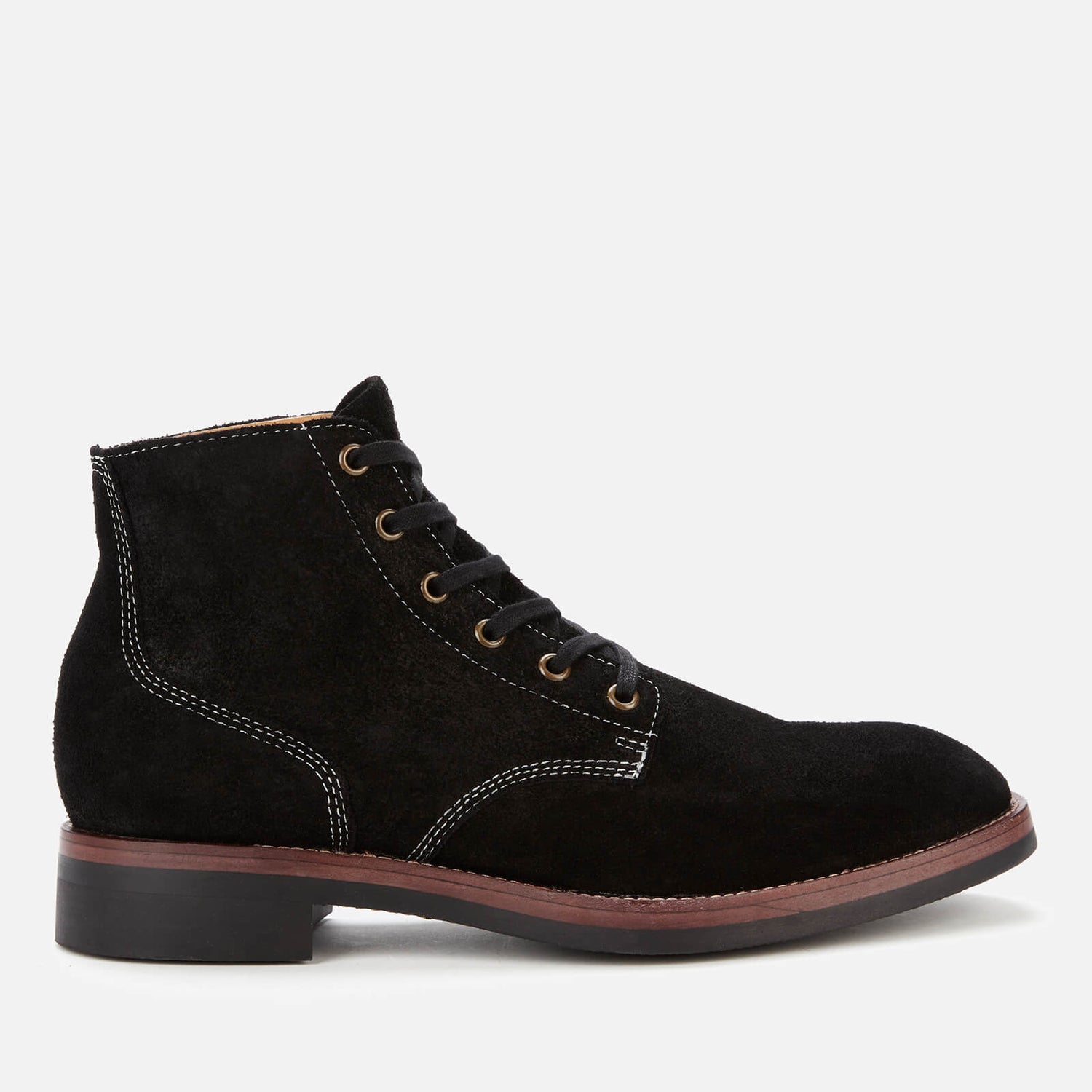 Superdry Men s Officer Lace Up Boots Black TheHut