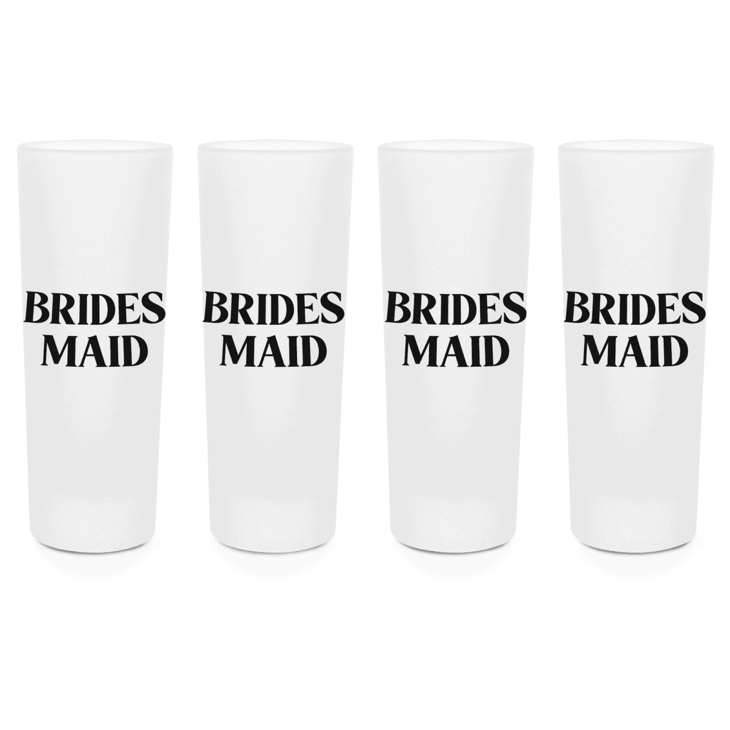 Bridesmaid Shot Glasses Set of 4 IWOOT UK