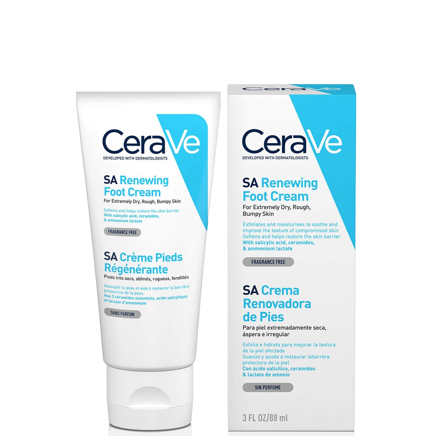 CeraVe SA Renewing Foot Cream 88ml