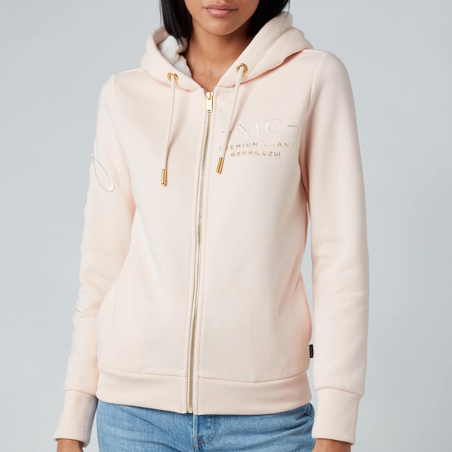 Superdry Women s Established Zip Hoodie Bright Blush TheHut