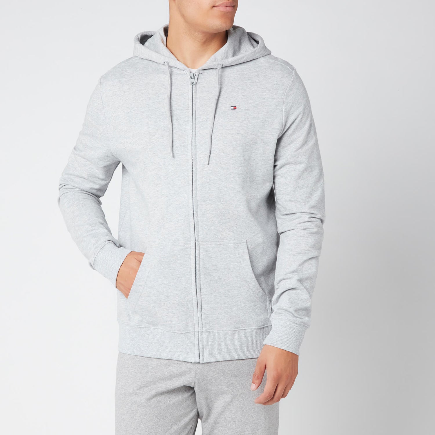 Mens grey store tommy hilfiger hoodie