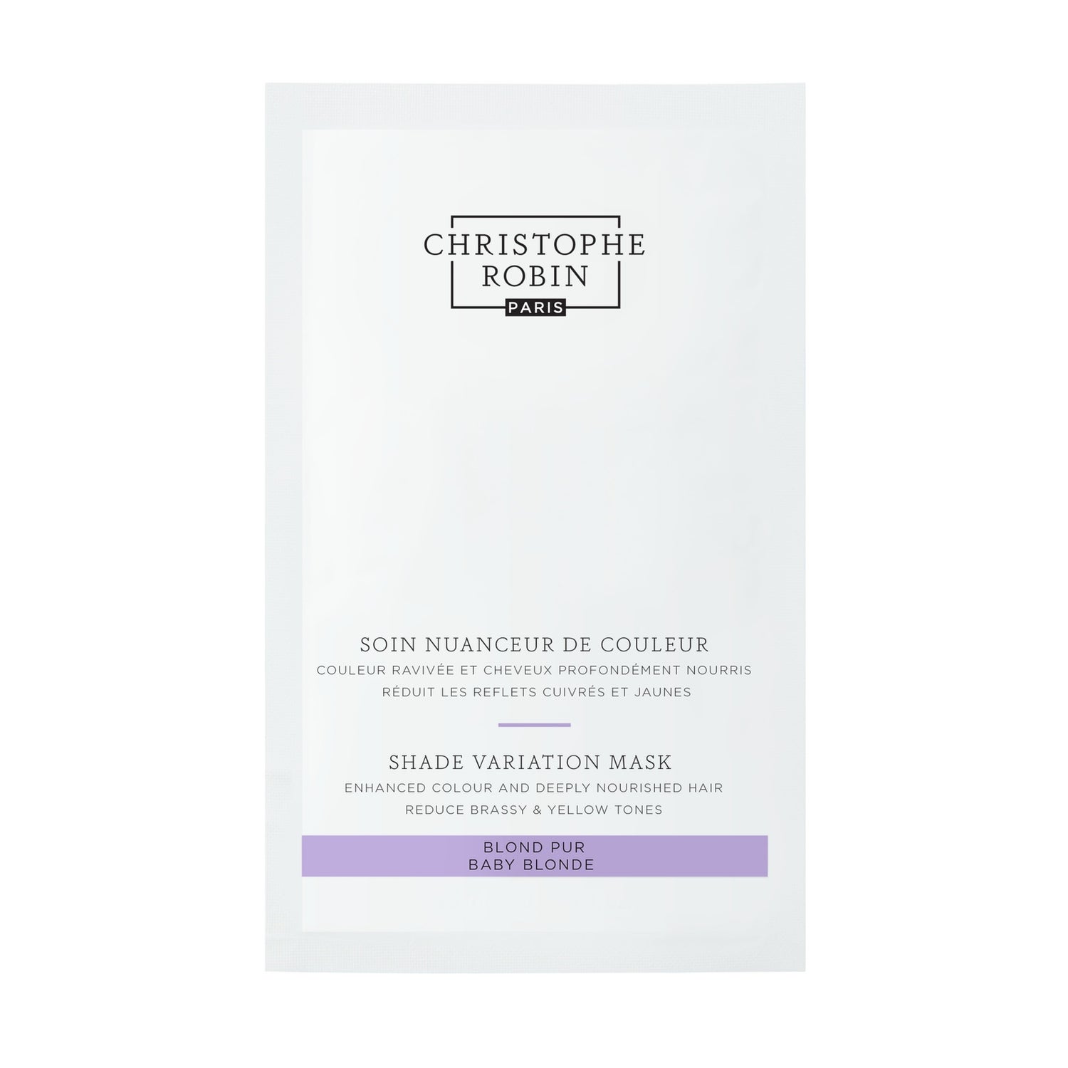 Christophe Robin New Shade Variation Mask Baby Blonde Sachet 20ml