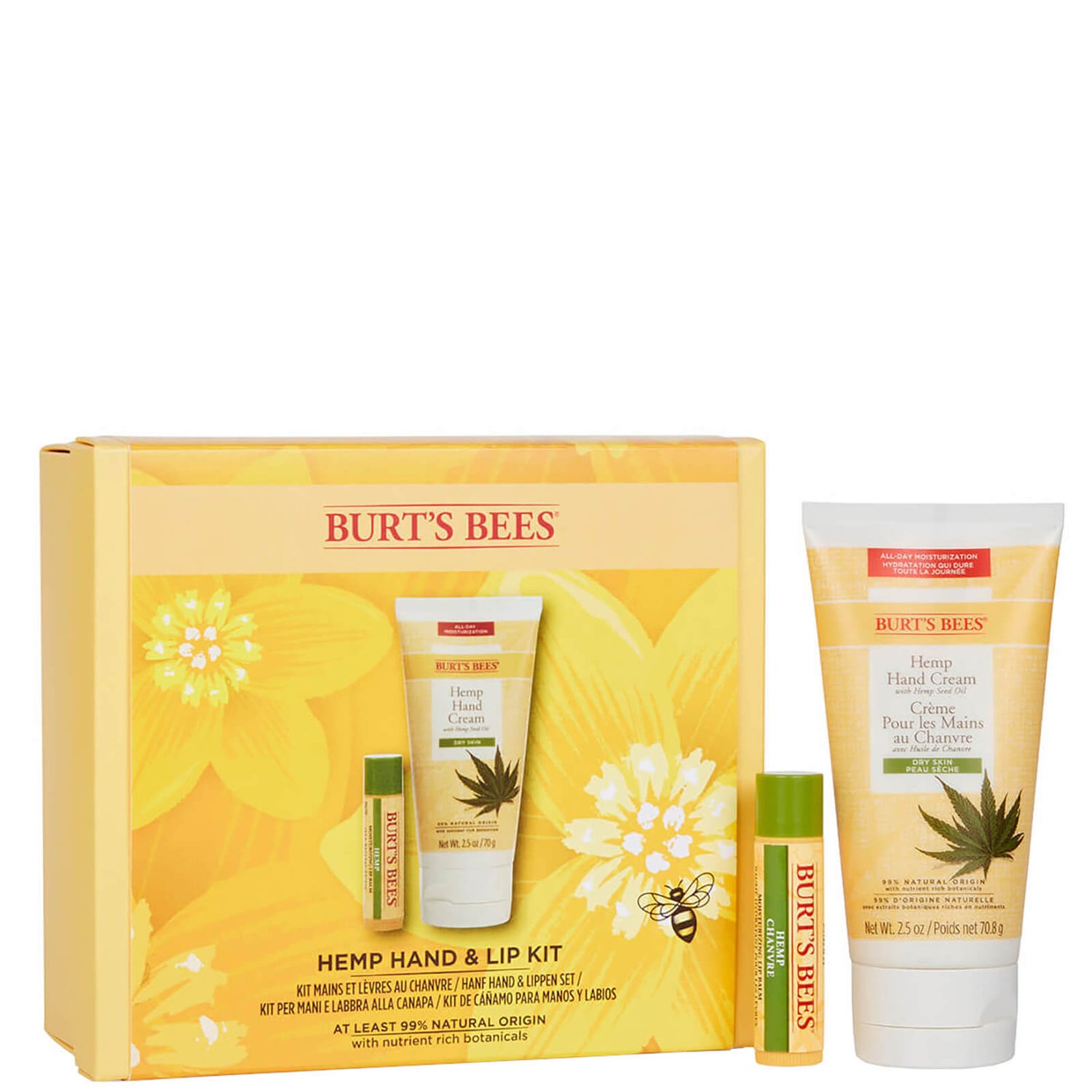 Burt's Bees Hemp Hand and Lip Kit