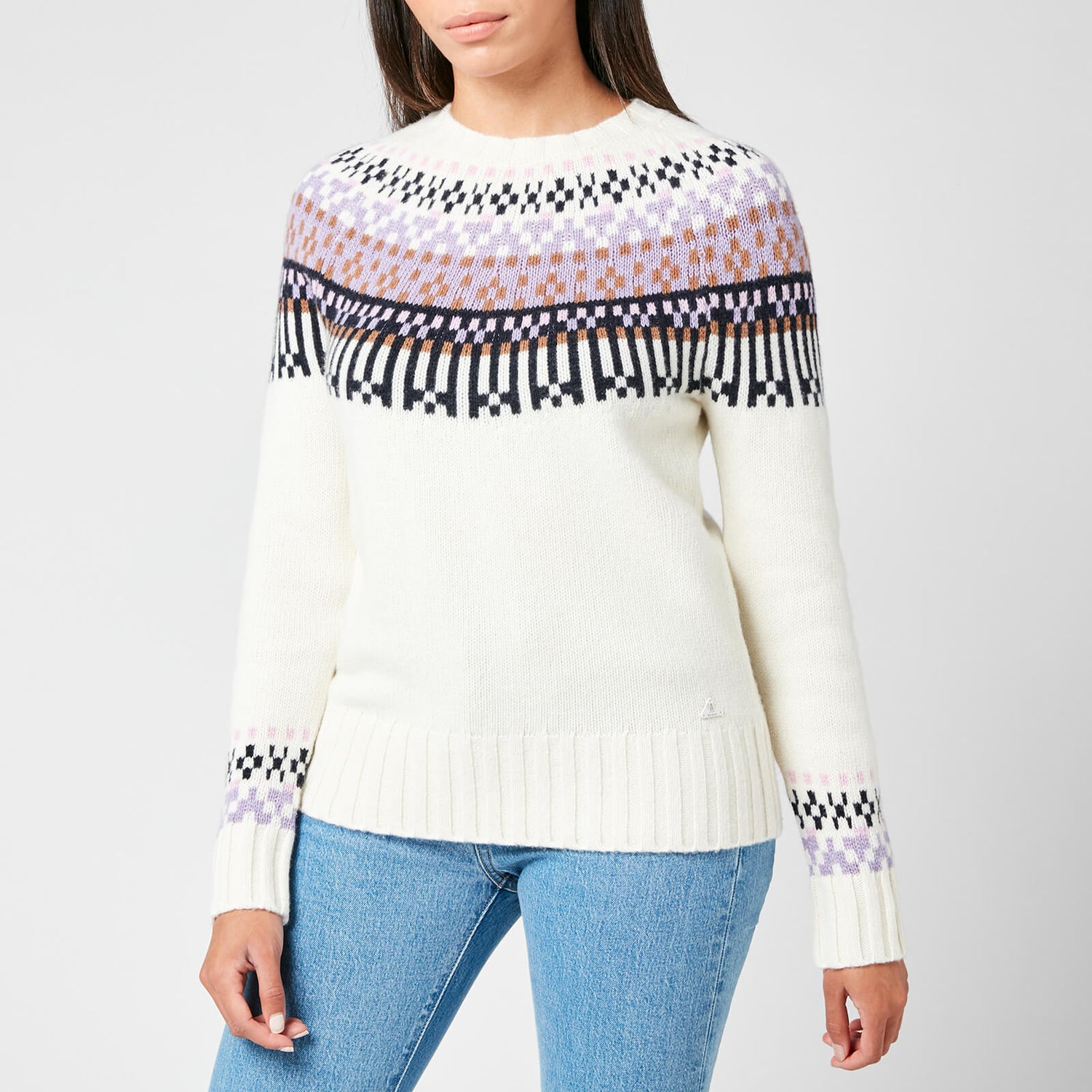 barbour aran jumper