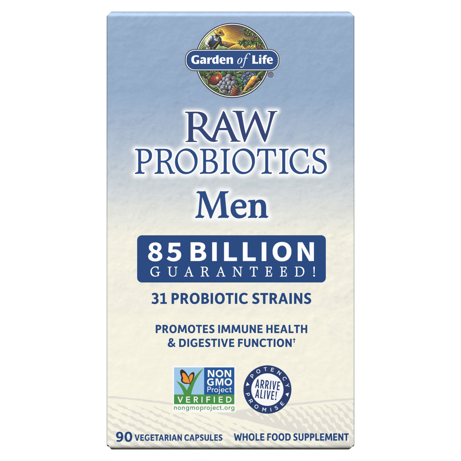 Raw microbiomas para hombres - Necesita refrigeración - 90 cápsulas