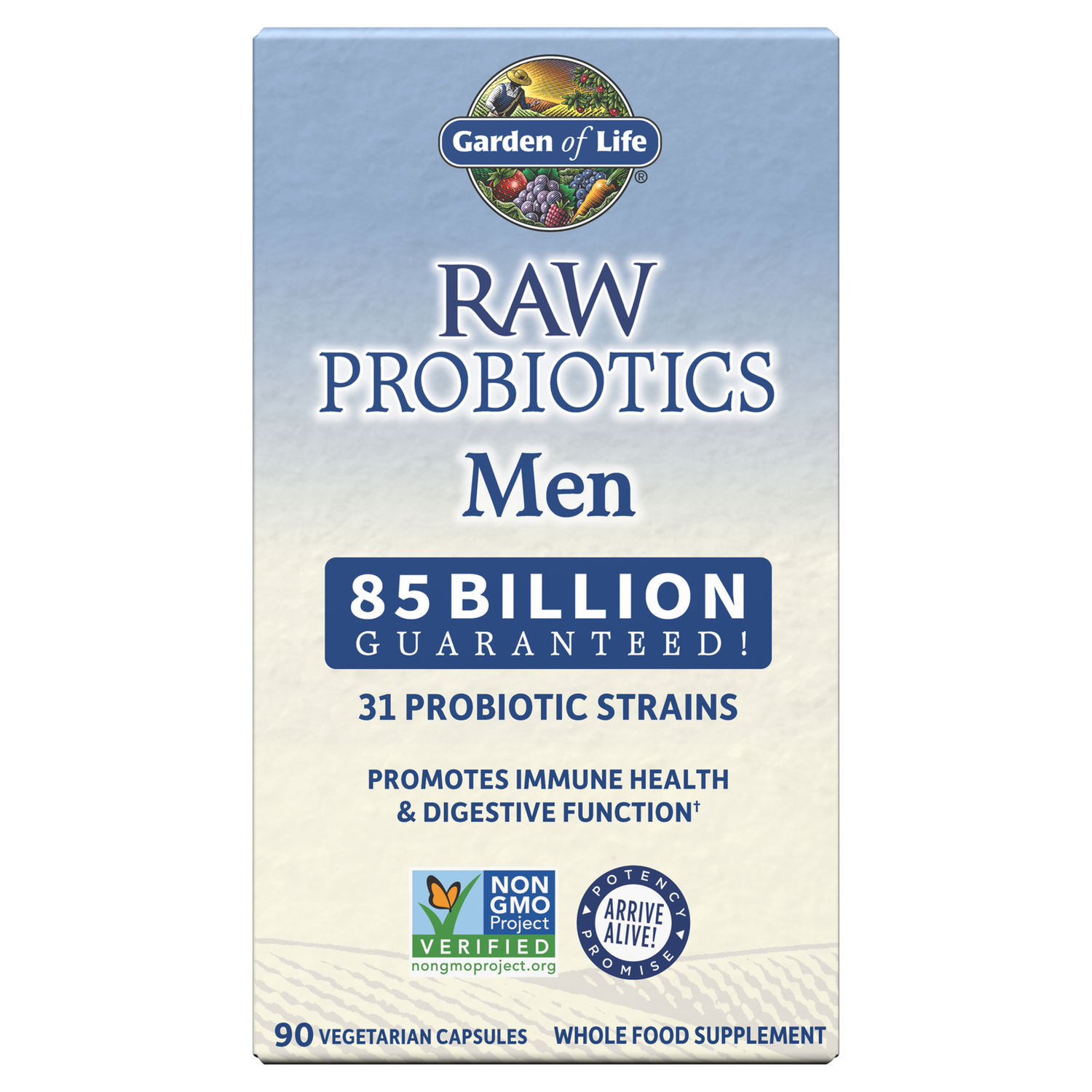 Raw Microbiomes Men 男性純天然益生菌－清涼－90 粒膠囊