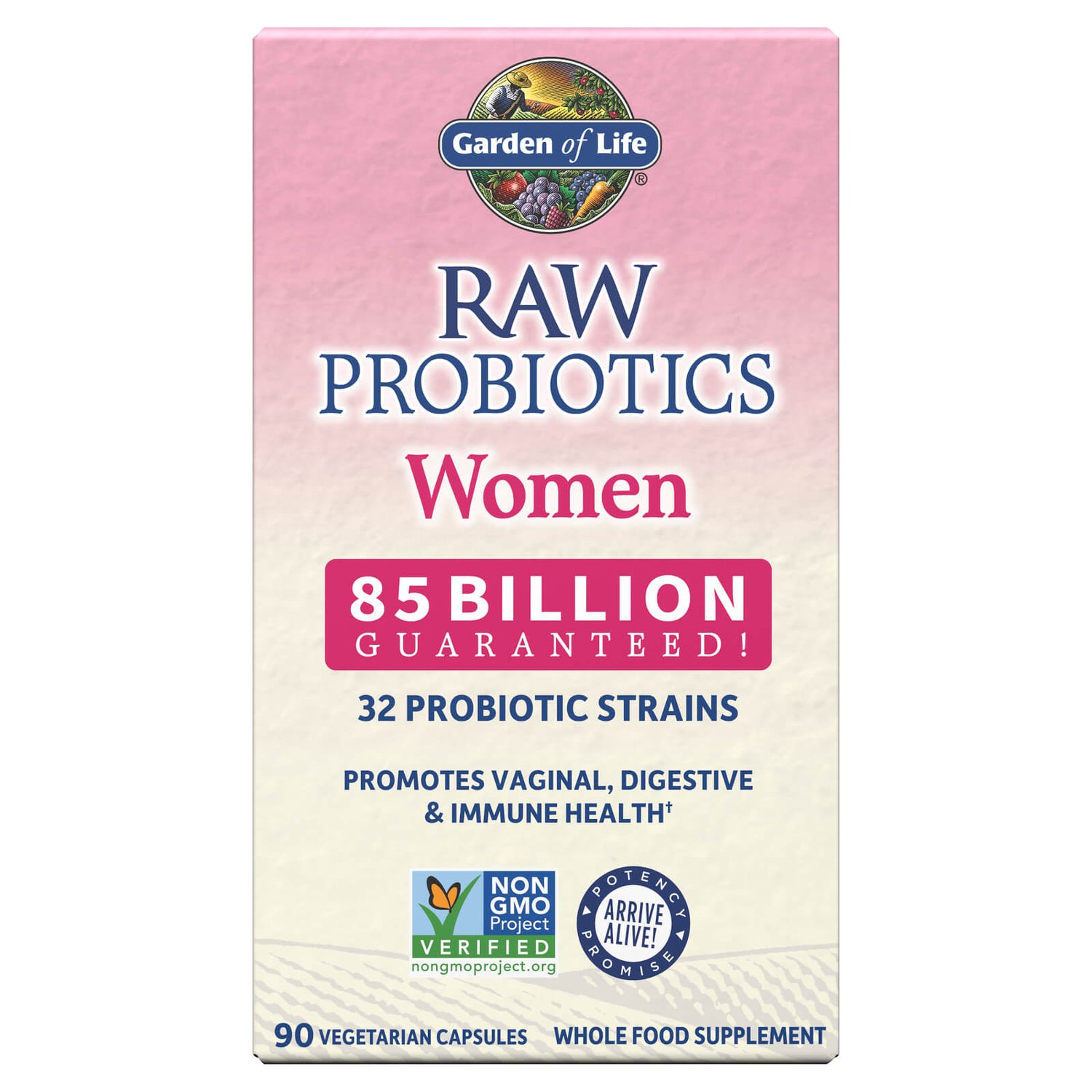 Raw Microbiomes 女性專用益生菌－90粒