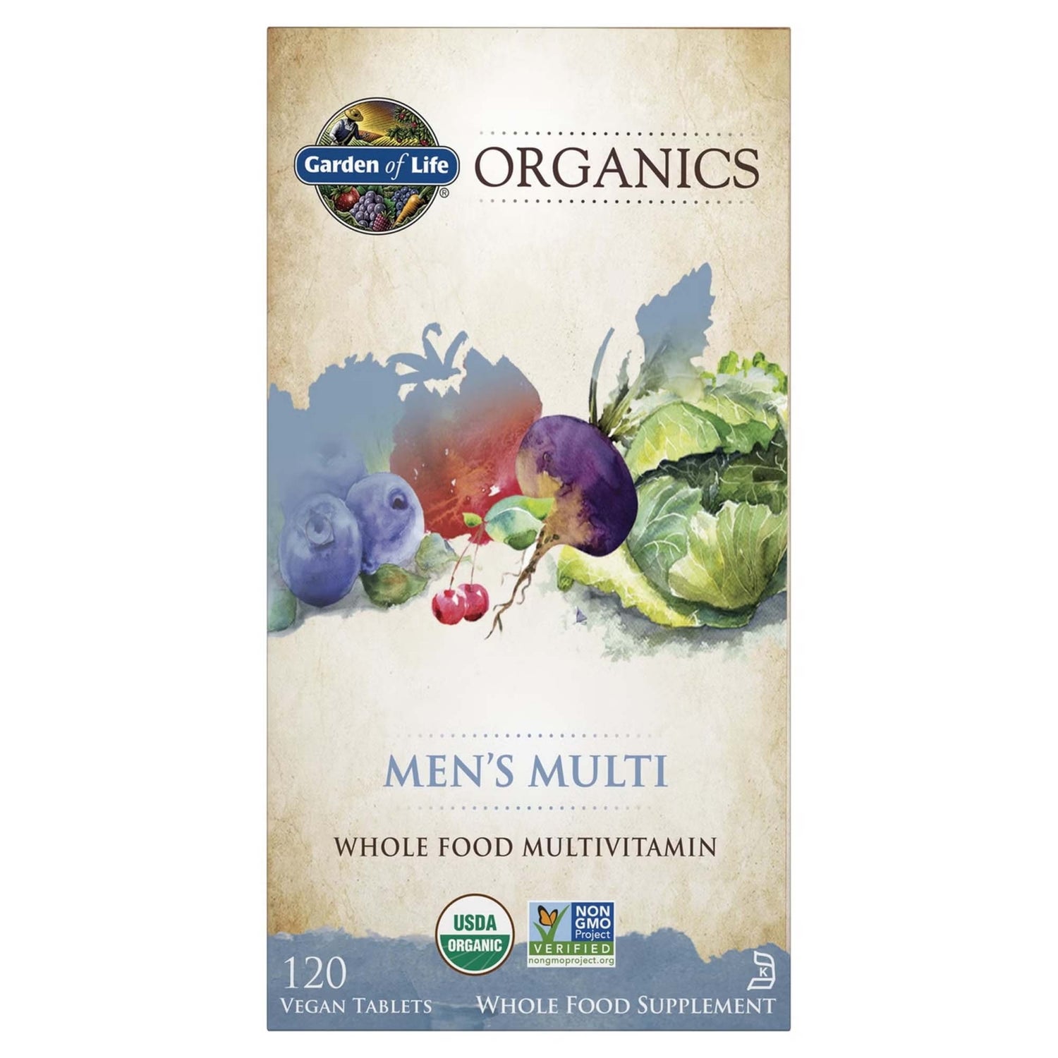 Organics Men's Multi - 120 Tablets