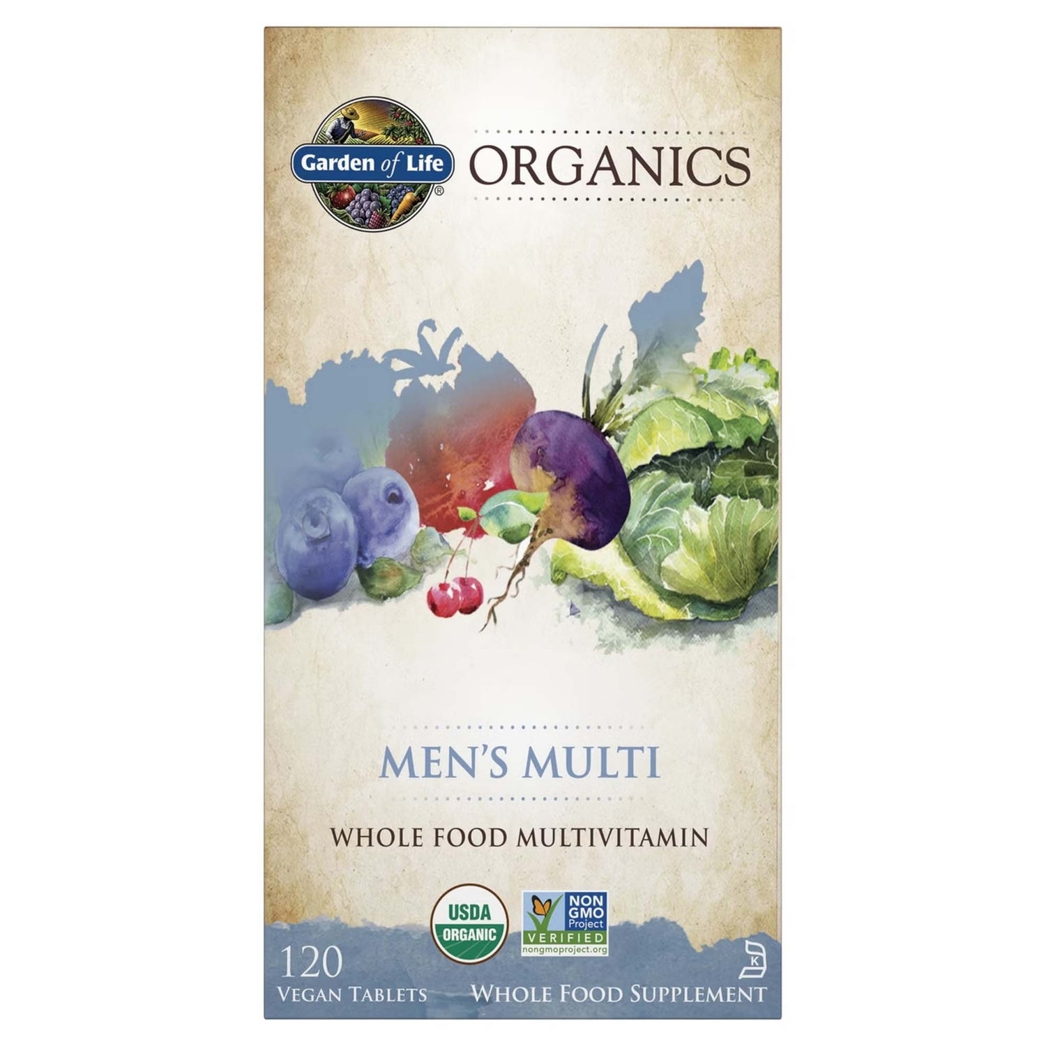 Organics Multi für Männer - 120 Tabletten