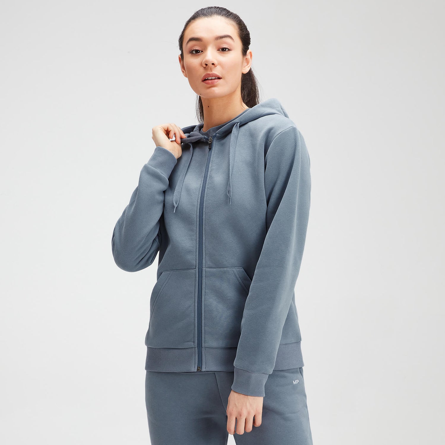 Womens light blue zip up hoodie online