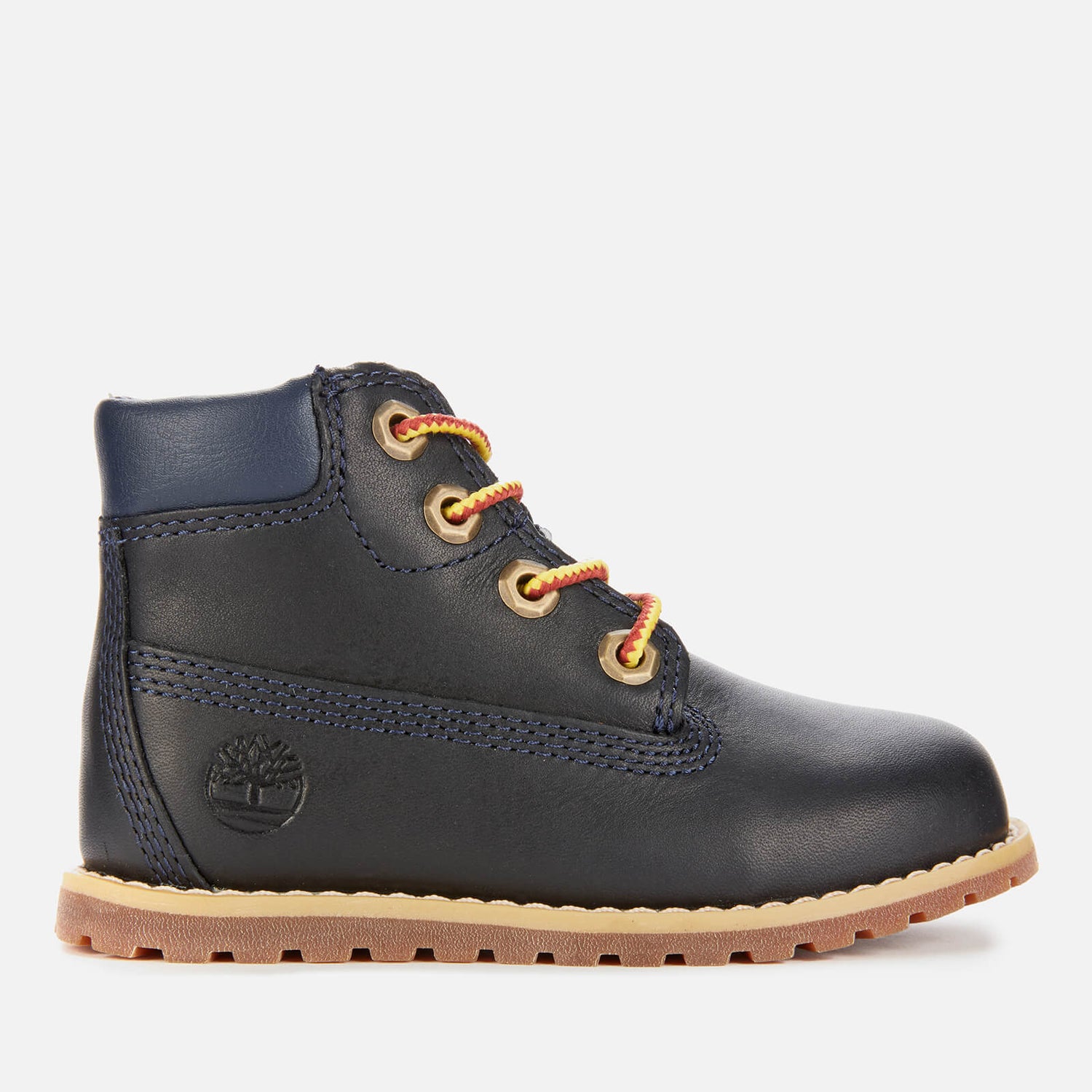 Timberland Toddlers' Pokey Pine Leather 6 Inch Boots - Navy