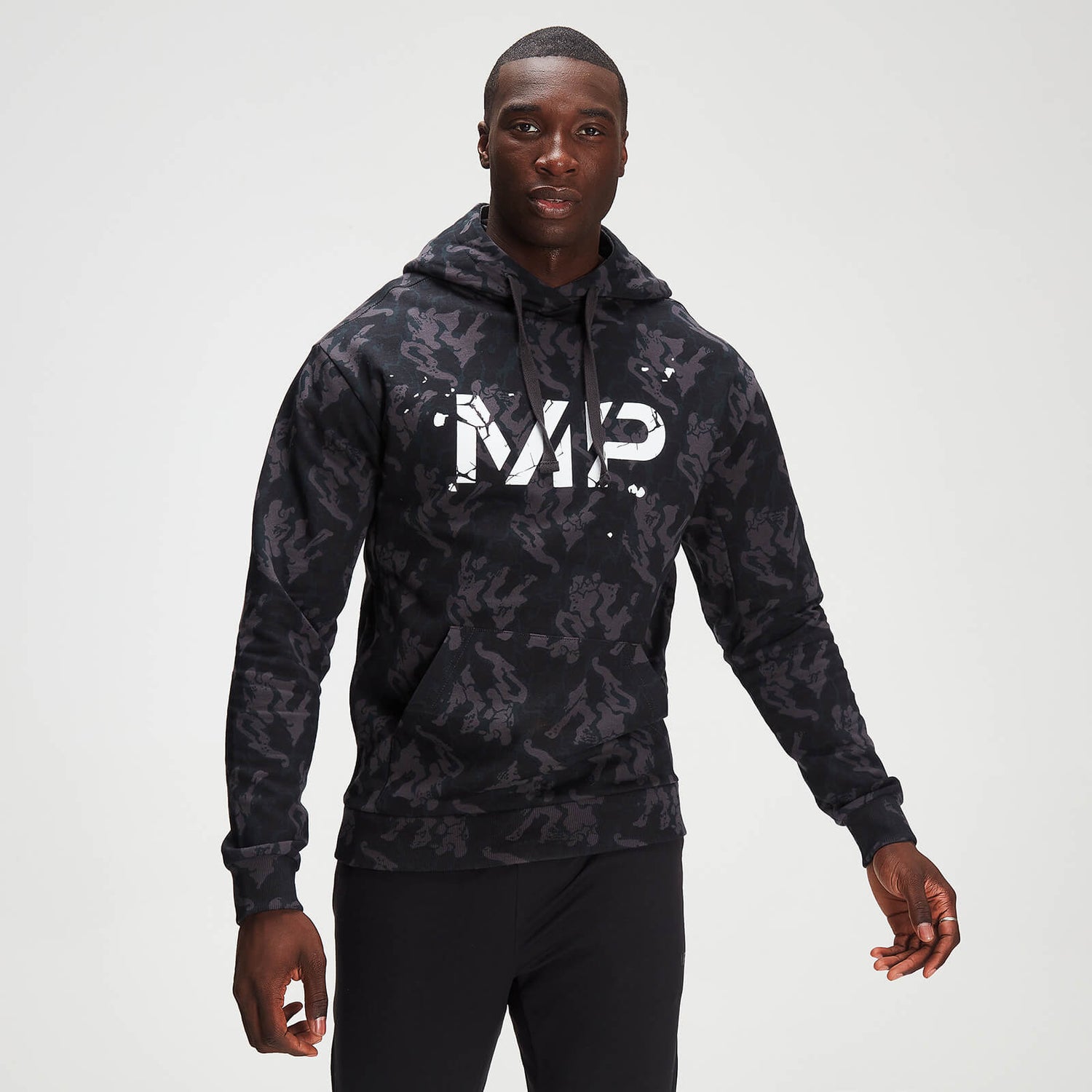 MP Adapt hoodie met camodessin - Zwarte camo