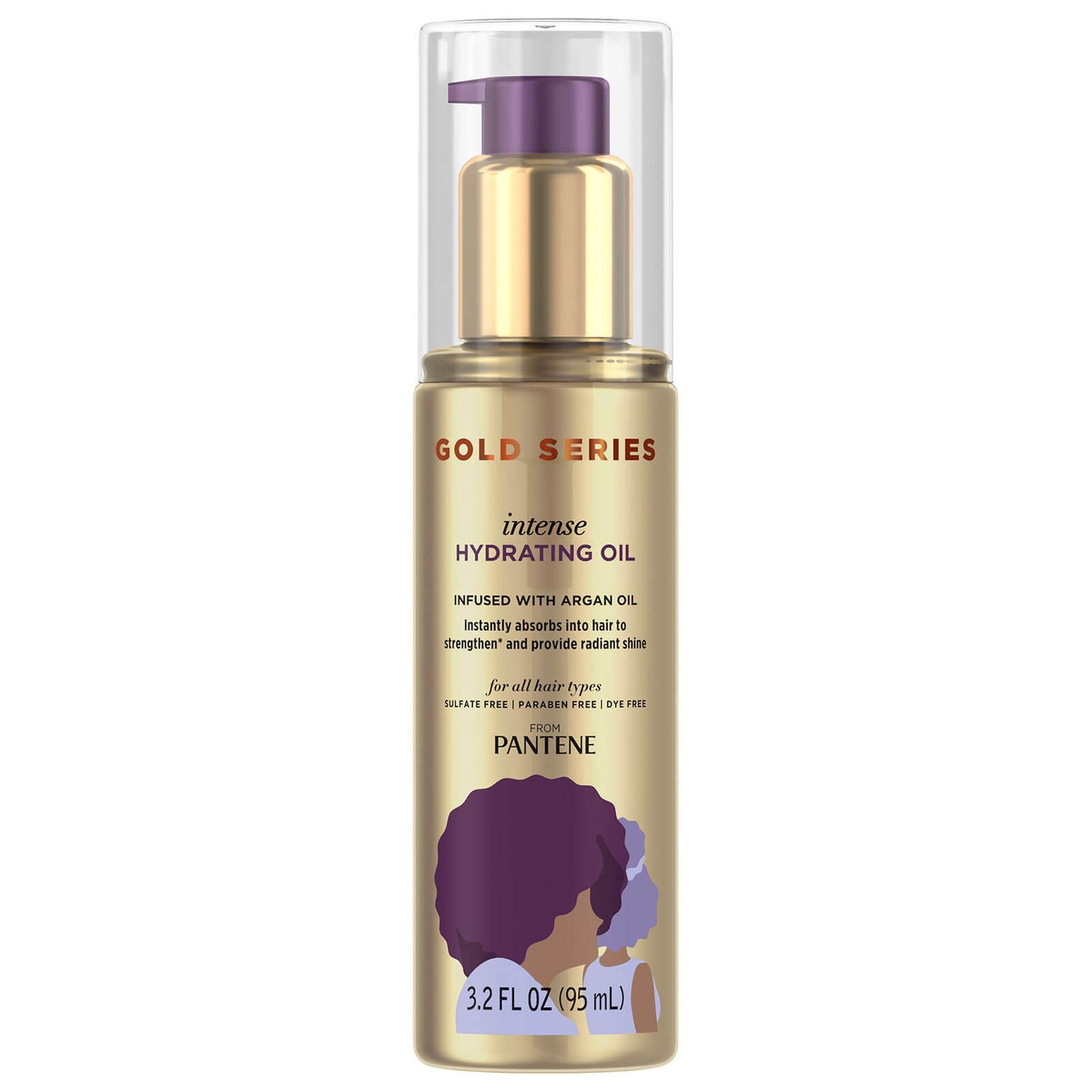 Pantene Gold Series Intense Hydrating Hair Oil with Argan Oil 95ml