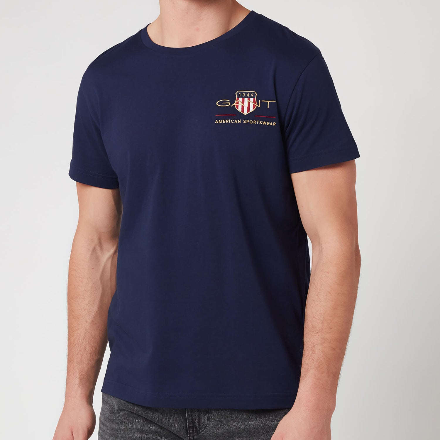 Gant Men's Archive Shield T-Shirt - Evening Blue