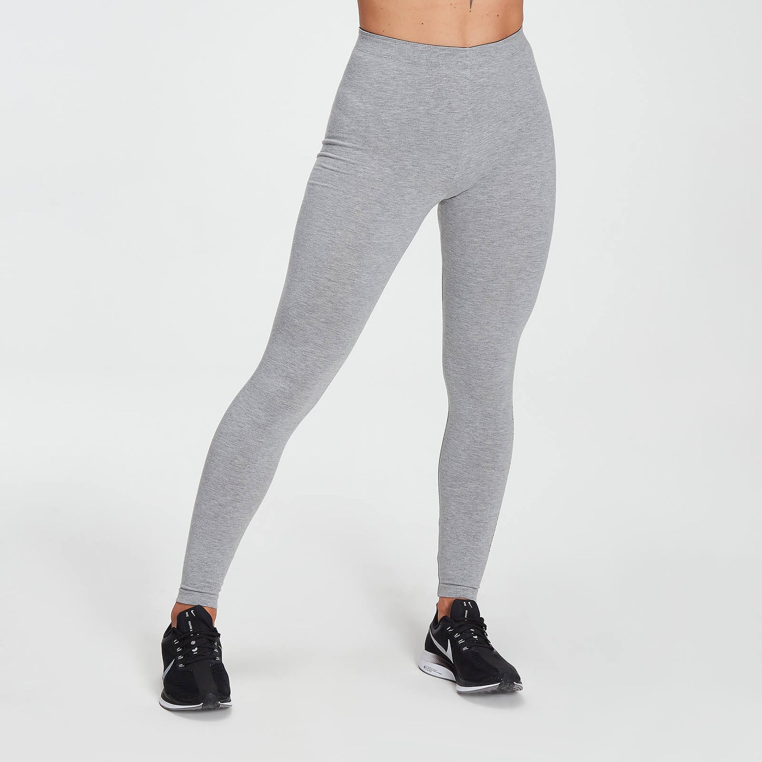 MP Women's Outline Graphic Leggings - Grey Marl