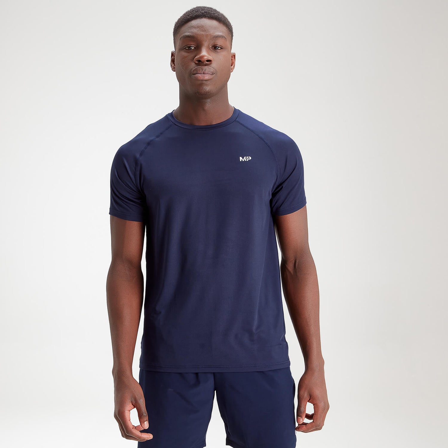 T-shirt sportiva MP Essentials da uomo - Blu navy - XXS