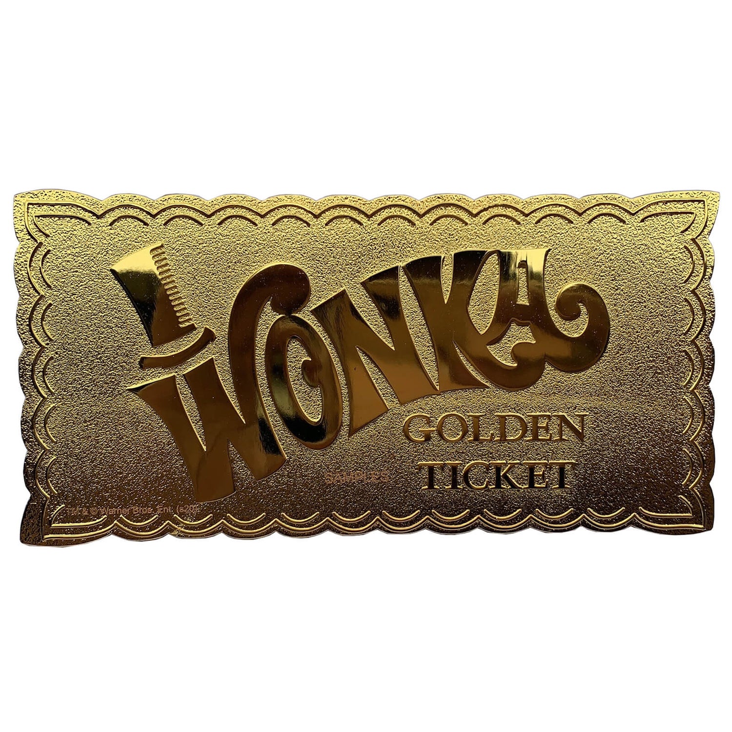 Willy Wonka 24k Gold Plated Winning Ticket Limited Edition Replica - Zavvi  Exclusive (50th Anniversary) Merchandise - Zavvi US