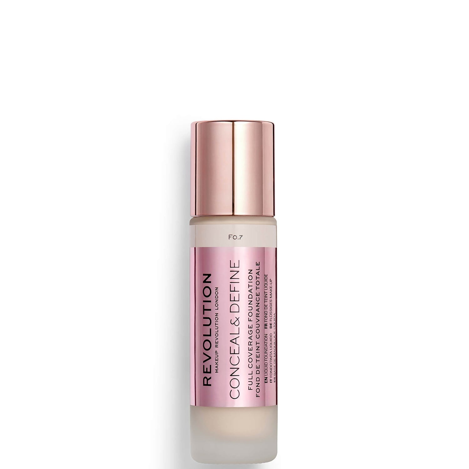 Revolution Conceal & Define Foundation (ulike nyanser)