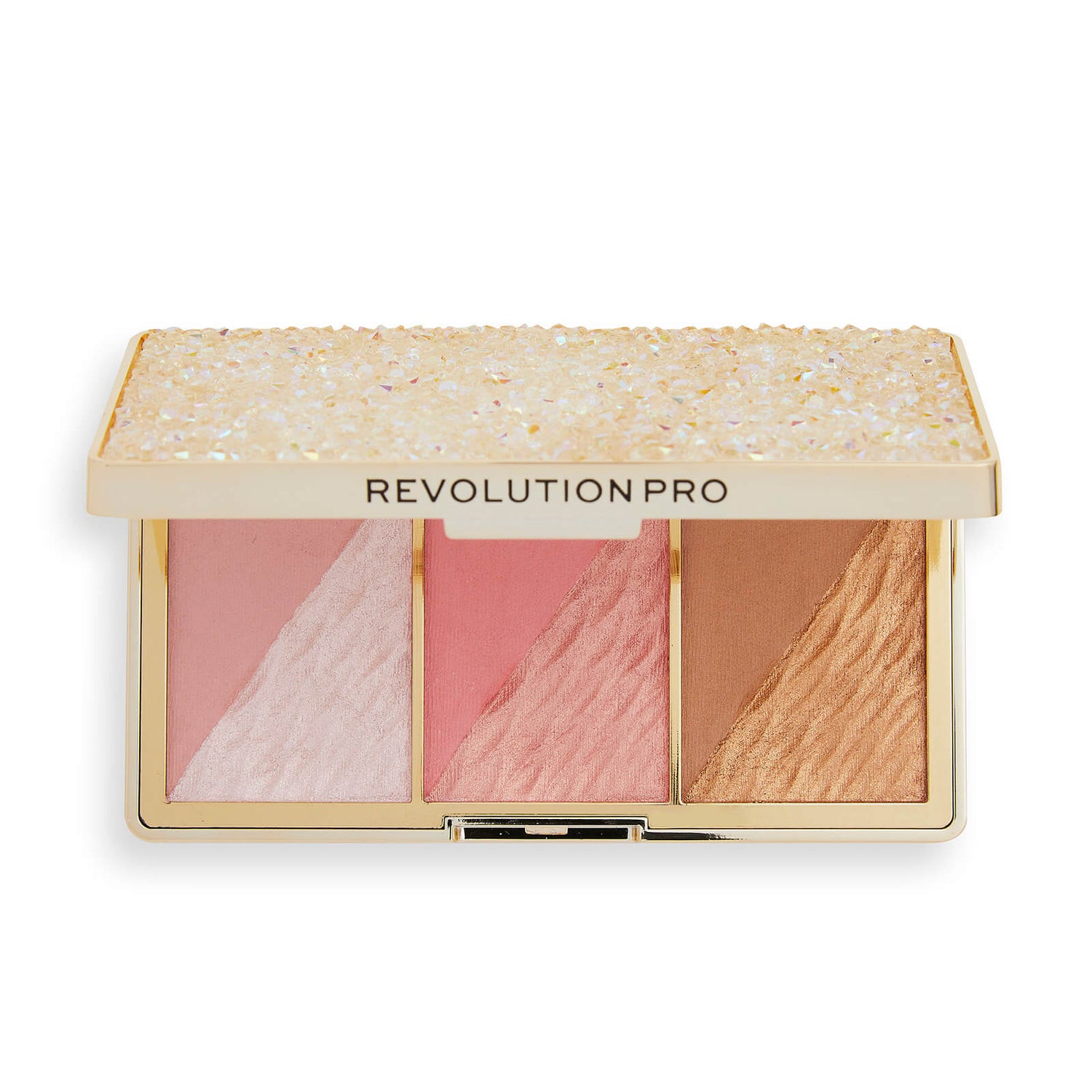 Revolution Pro Crystal Luxe Face Palette - Peach Royale