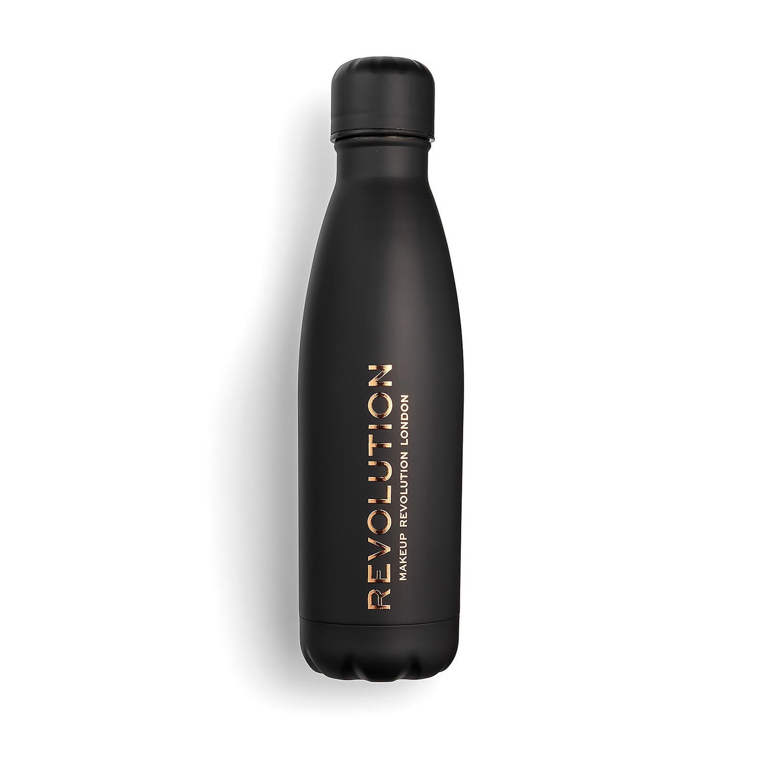 Makeup Revolution Water Bottle - Black Soft Touch