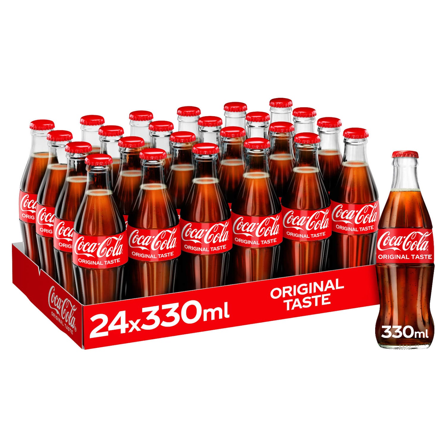 Coca-Cola Original 24 x 330ml Glass Bottles | Your Coca-Cola