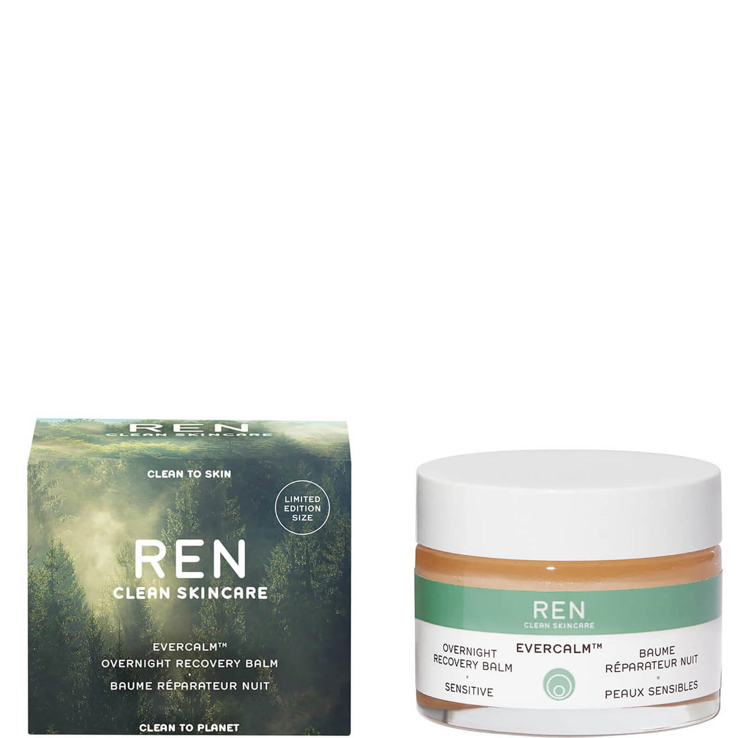 REN Clean Skincare Evercalm Overnight Recovery Balm Super Size
