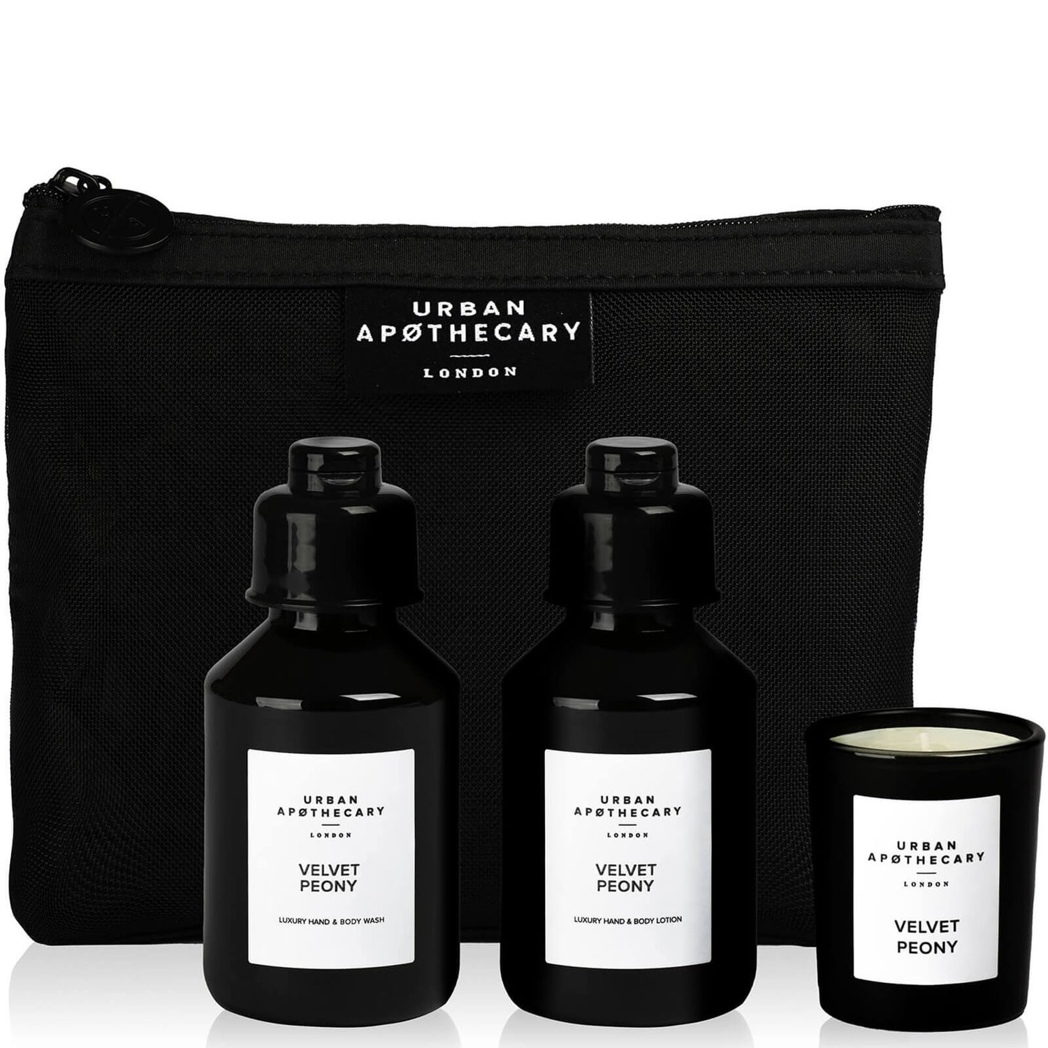 Urban Apothecary Velvet Peony Coffret cadeau de luxe pour le bain et le parfum (3 pièces)