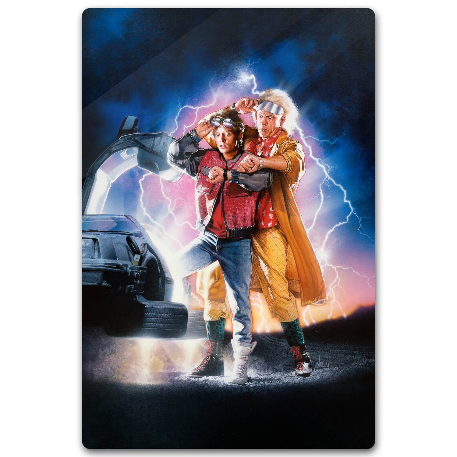 Zavvi Exclusive Limited Edition Back To The Future Part 2 Metal