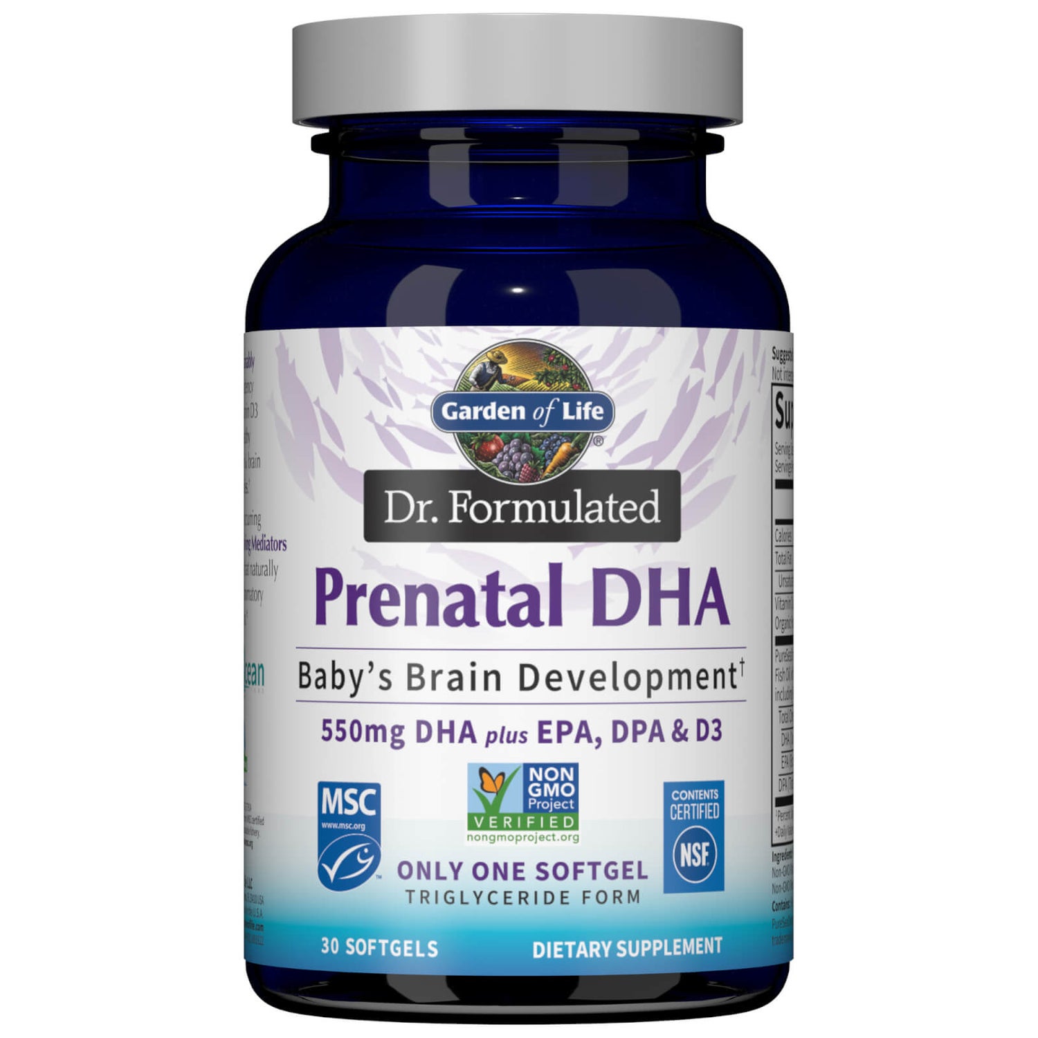 DHA prenatal Dr. Formulated - cápsulas blandas