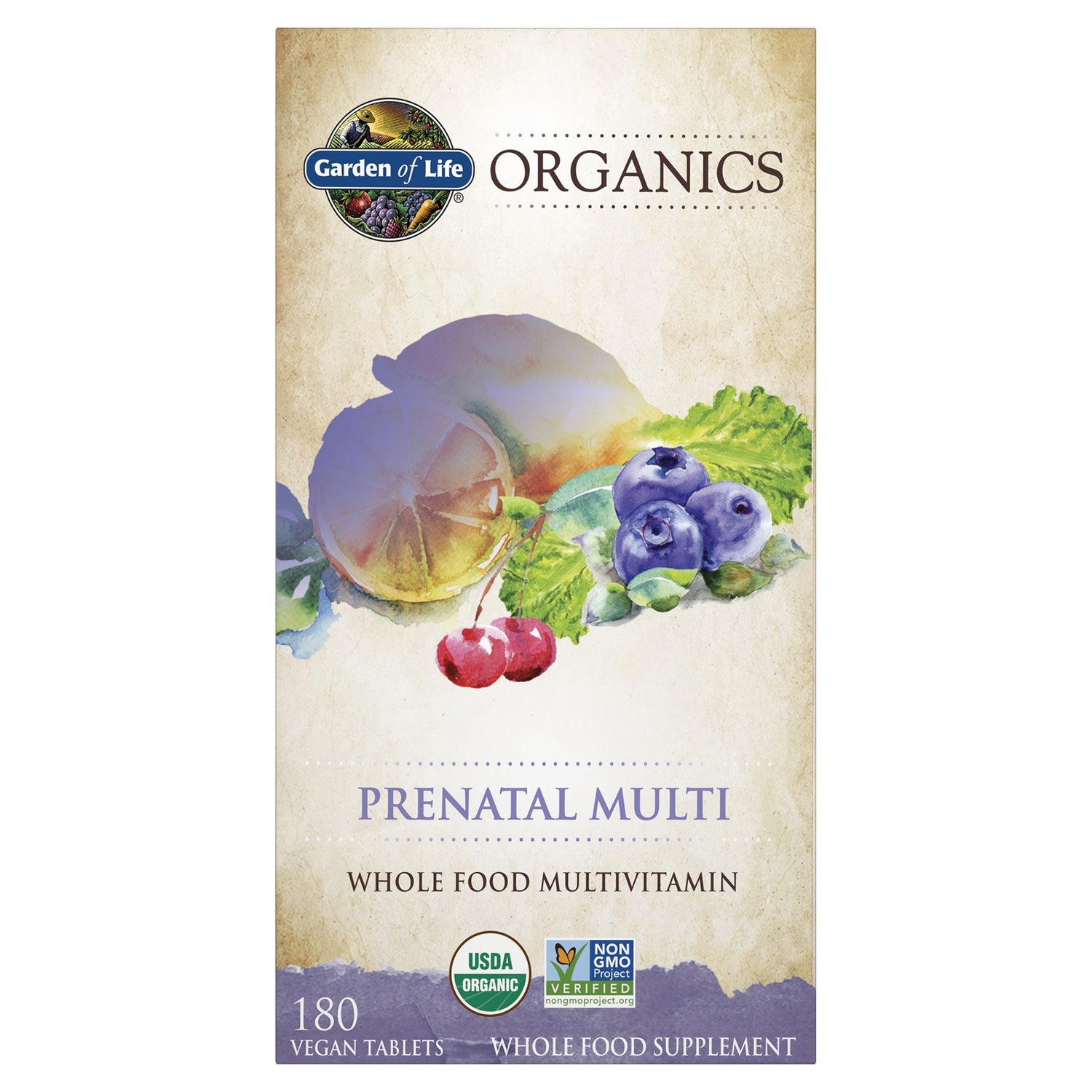 Multivitamines pour femmes enceintes Organics - 180 comprimés
