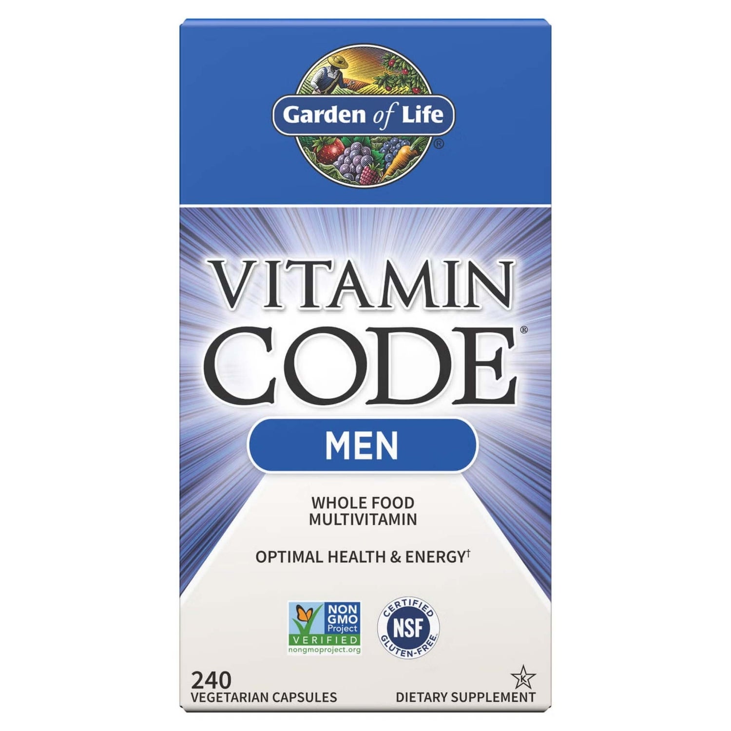 Vitamin Code für Männer – 240 Kapseln