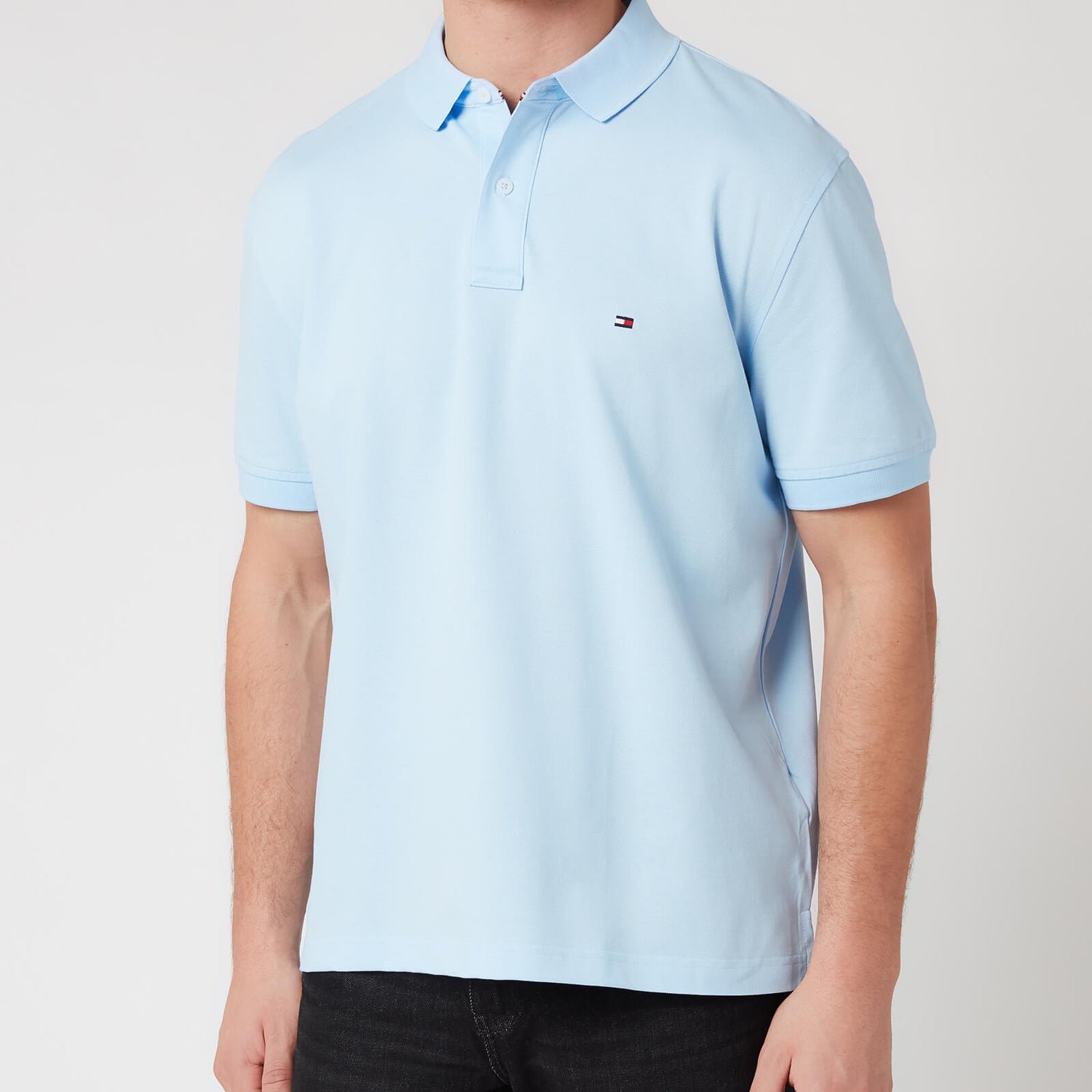 Tommy Hilfiger Men's Regular Polo Shirt - Chambray Blue