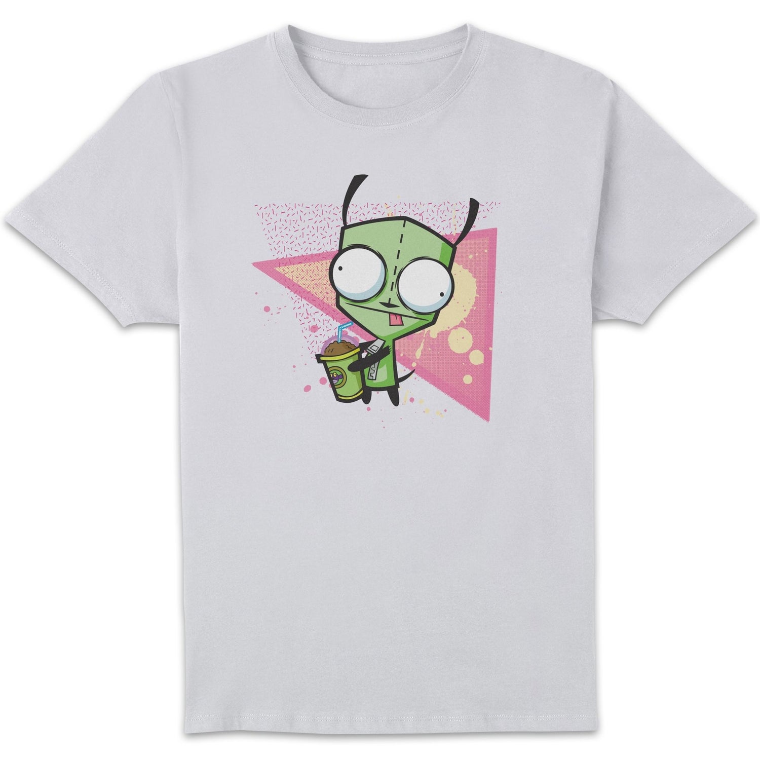 T-shirt Invader Zim Gir - Blanc - Homme