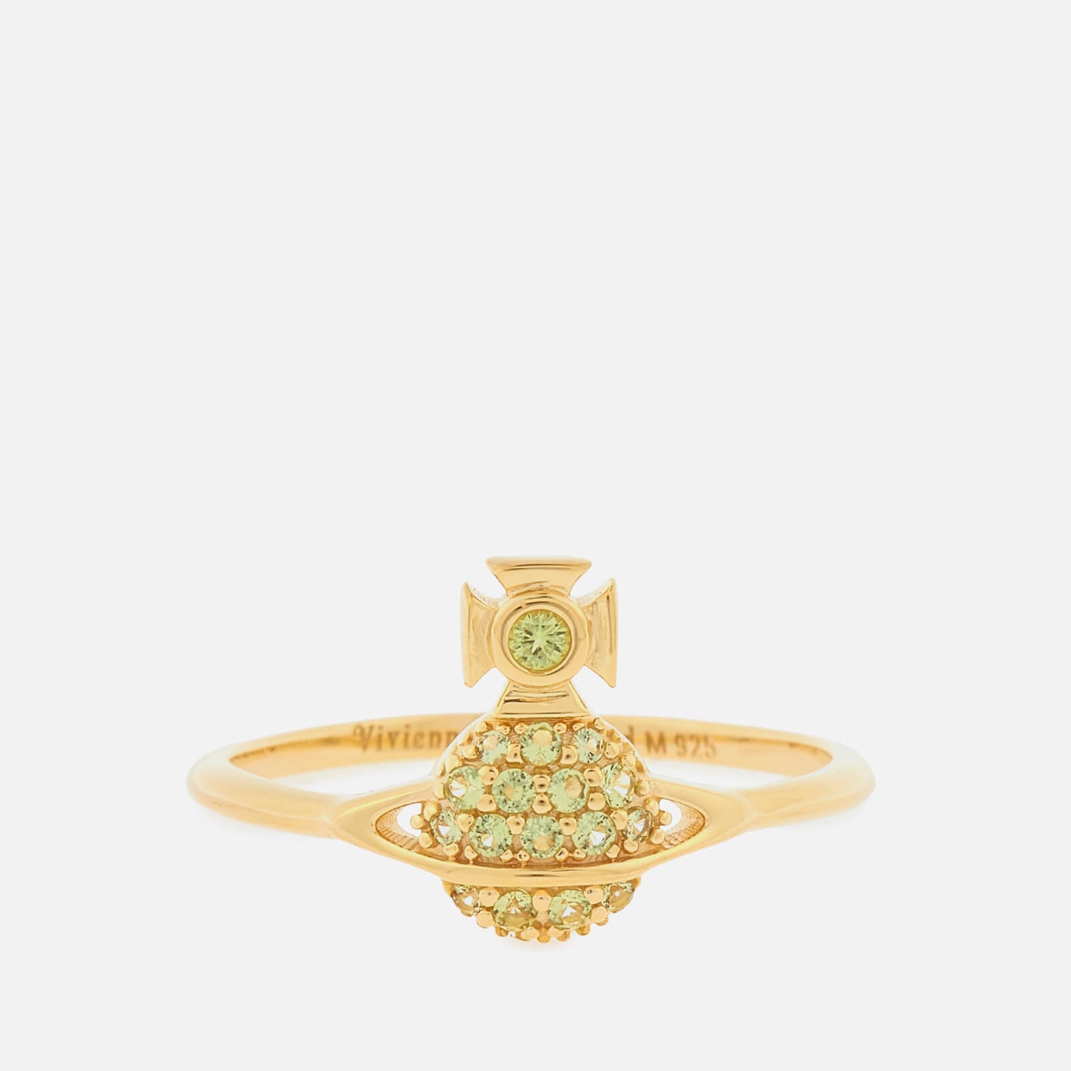 Vivienne Westwood Women s Tamia Ring Gold Peridot