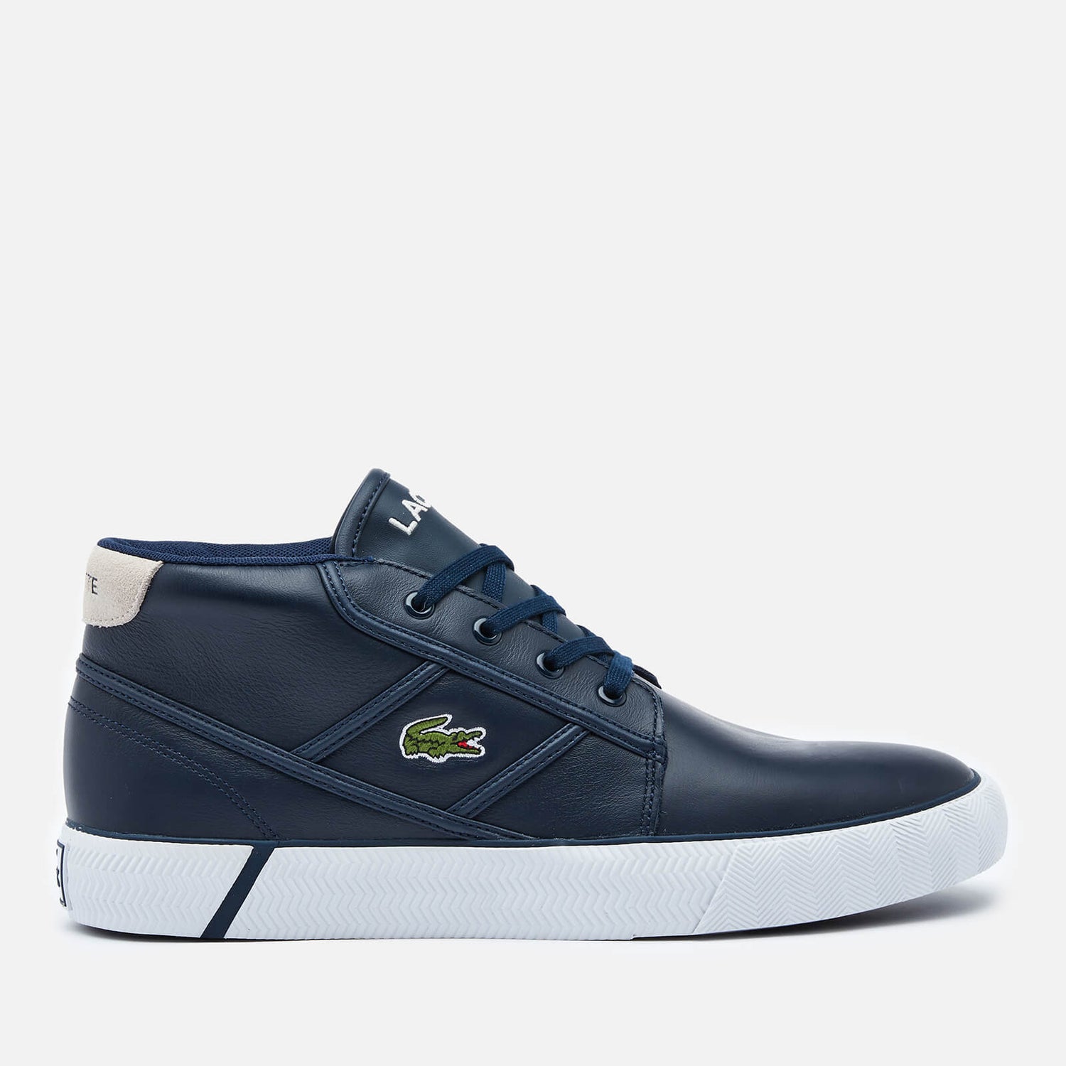 Lacoste Men s Gripshot Chukka 01201 Leather Trainers Navy Off