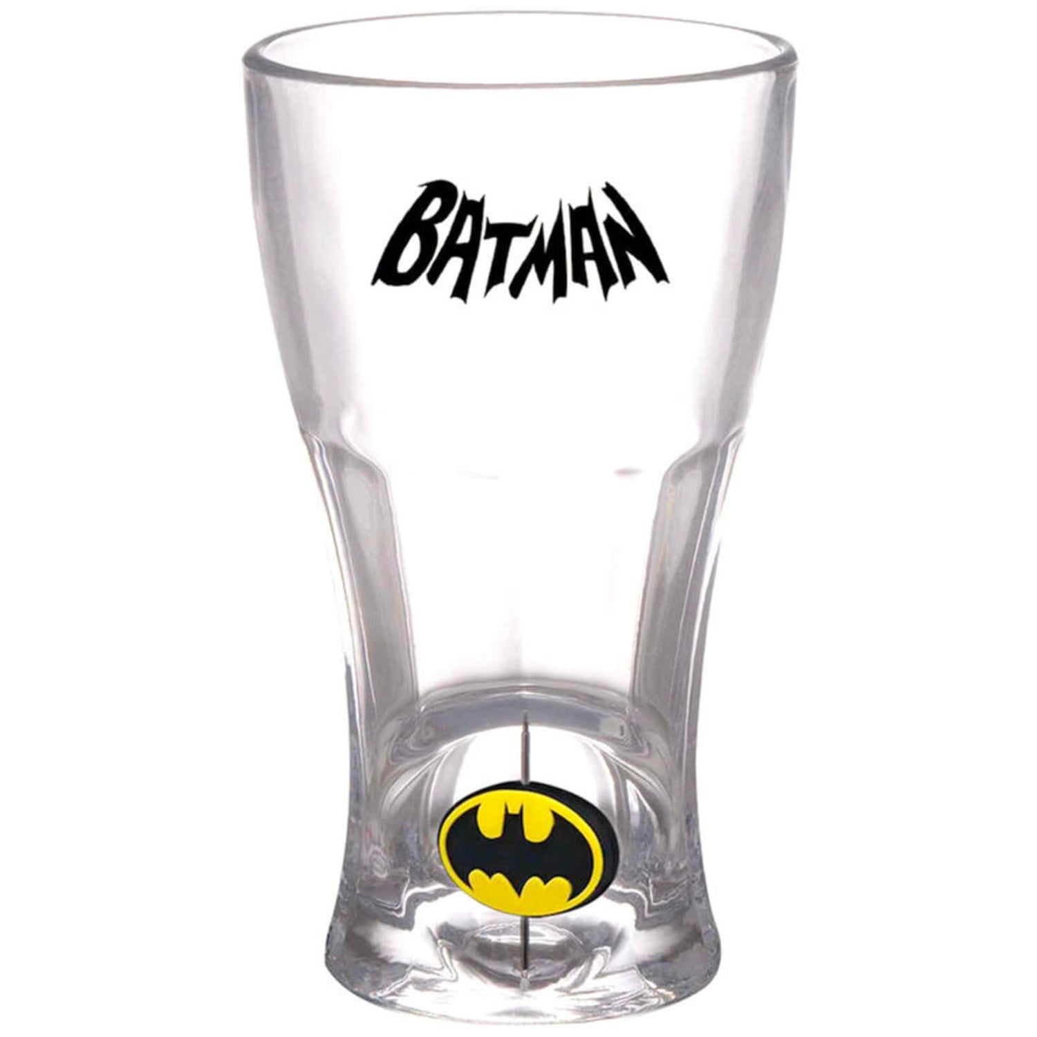 DC Comics DC Universe Soda Glass Batman 3D Rotating Logo
