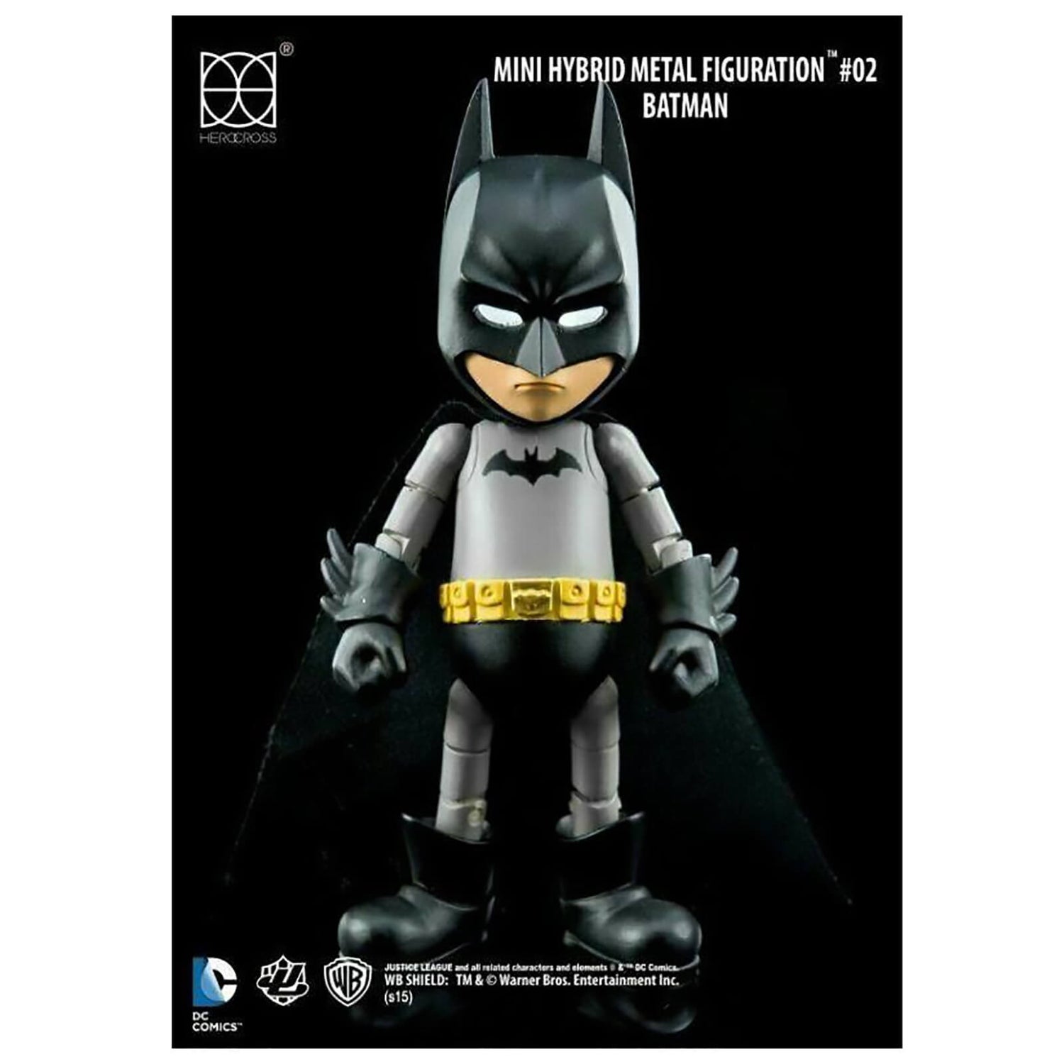 DC Comics Herocross DC Justice League Mini Figurine Batman Hybride en métal