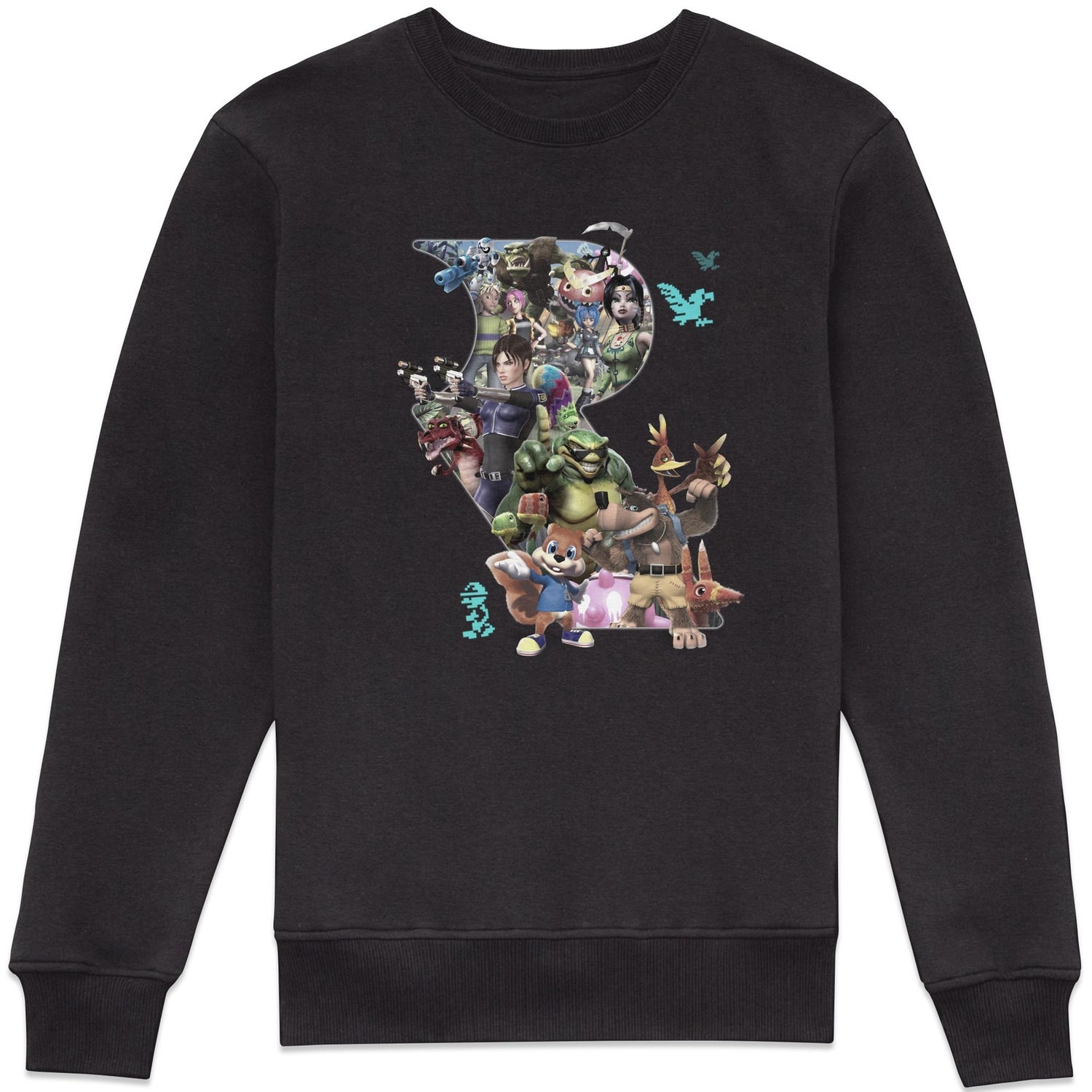 Rare Replay Unisex Sweatshirt - Black