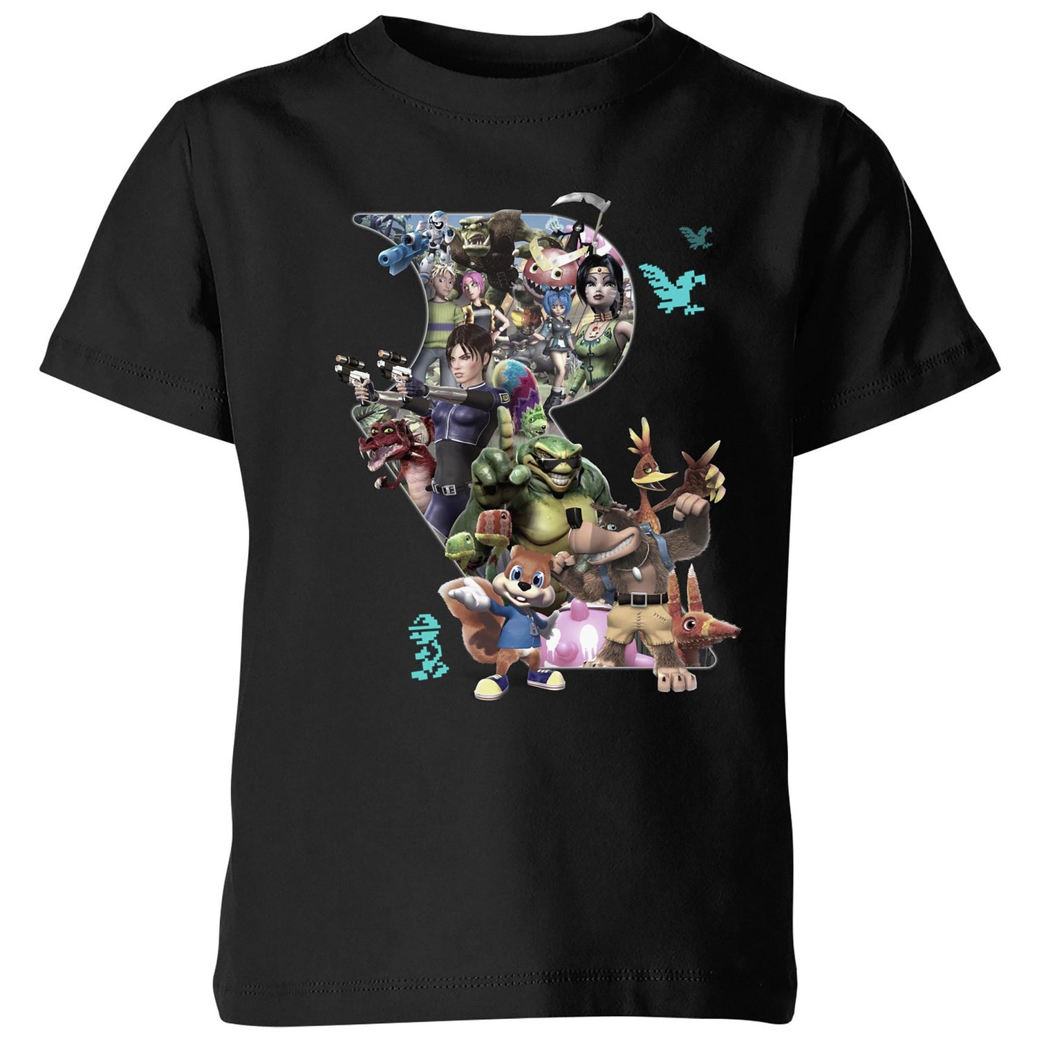 Rare Rare Replay Kids T Shirt Black Clothing Zavvi Ireland