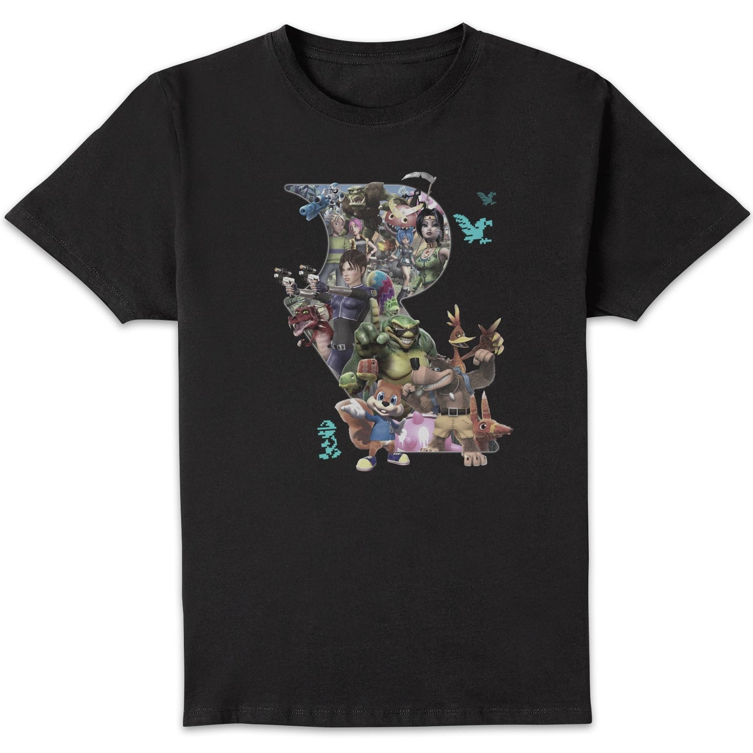 Rare Replay Unisex T-Shirt - Black