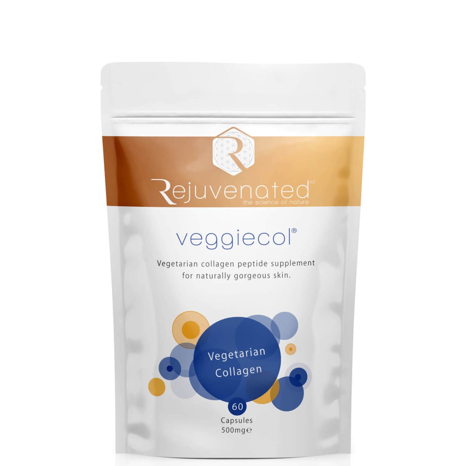 Rejuvenated Veggiecol Vegetarian Collagen - 60 Capsules