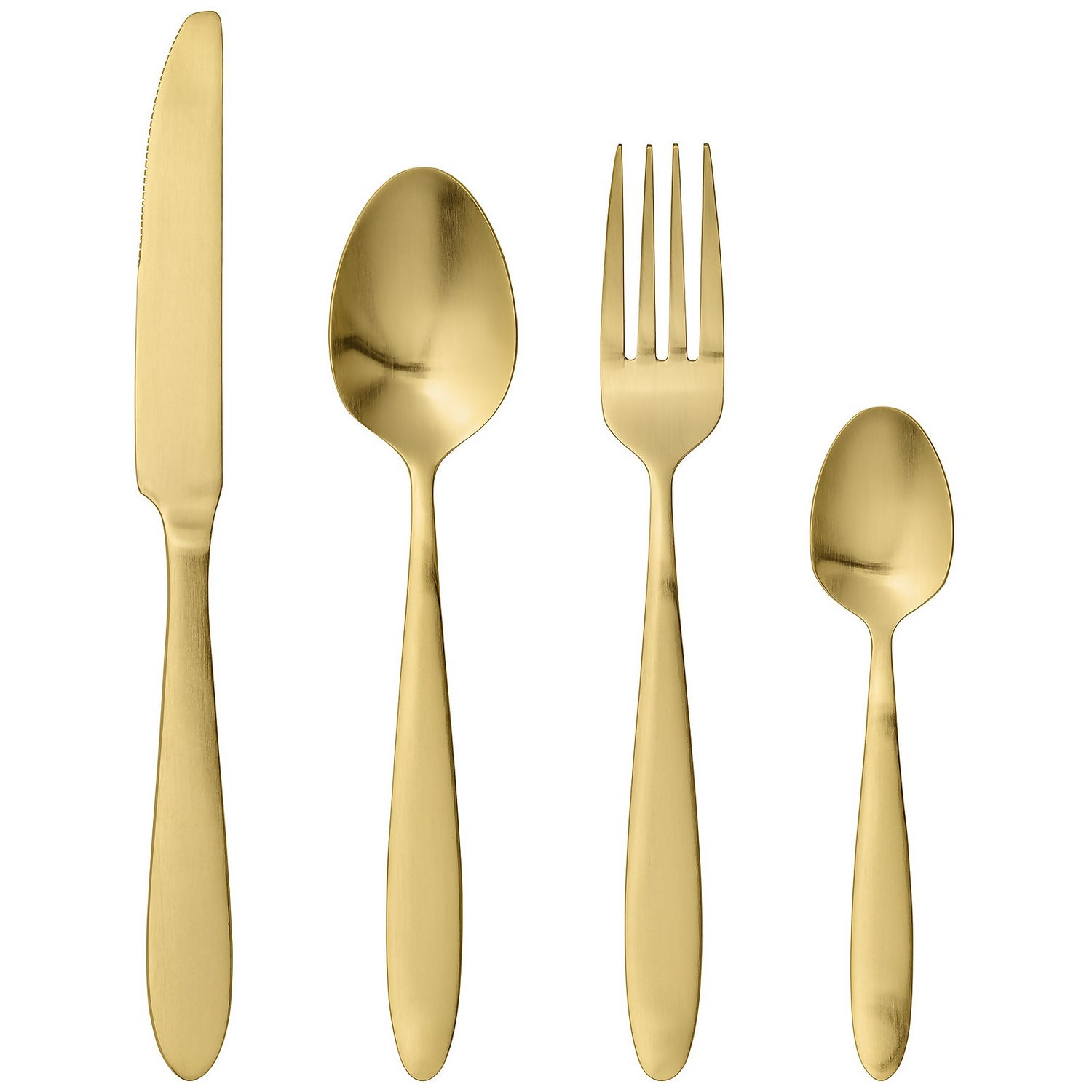 Bloomingville Cutlery Set of 4 - Gold