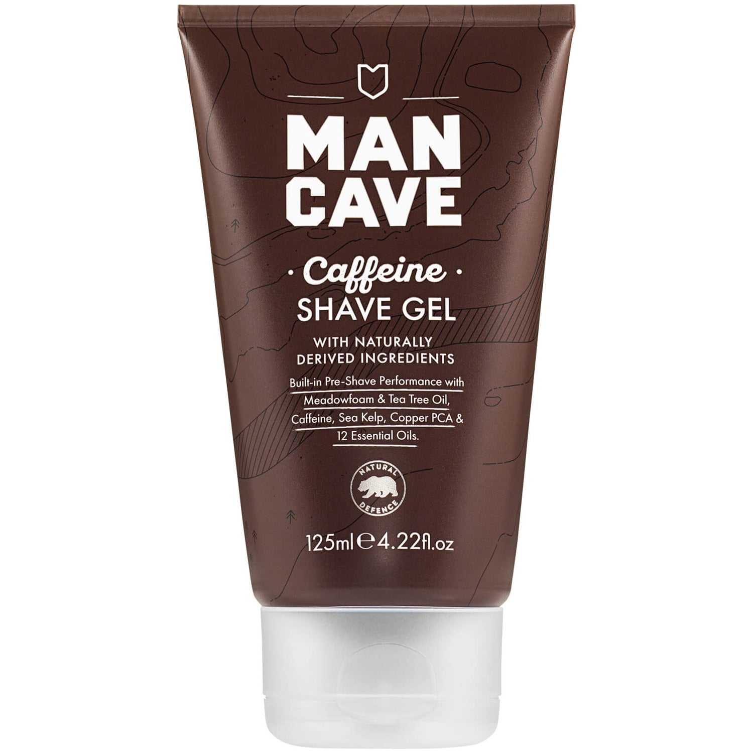 ManCave Caffeine Shave Gel 125ml