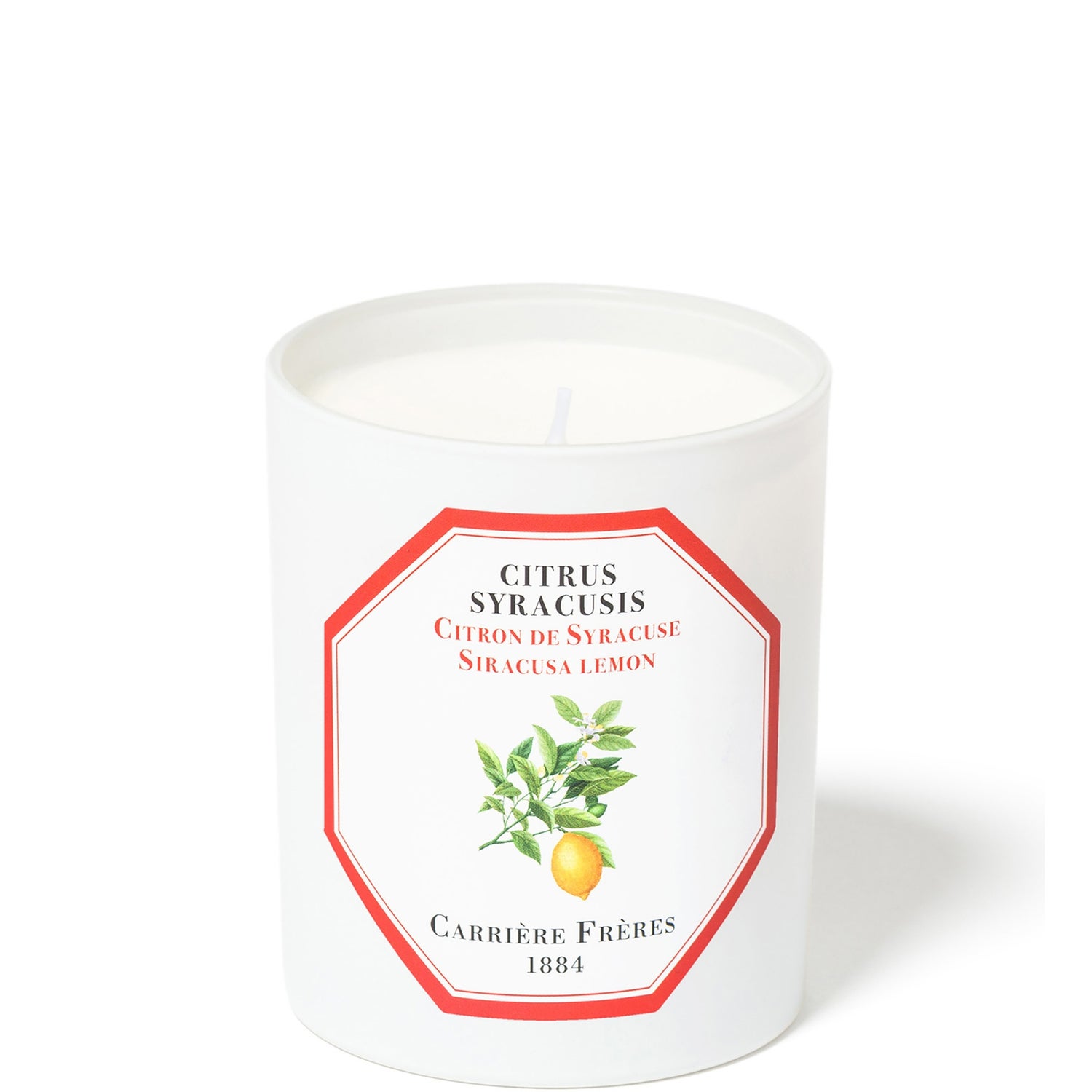 Carrière Frères Scented Candle Siracusa Lemon - Citrus Syracusis - 6.5 oz