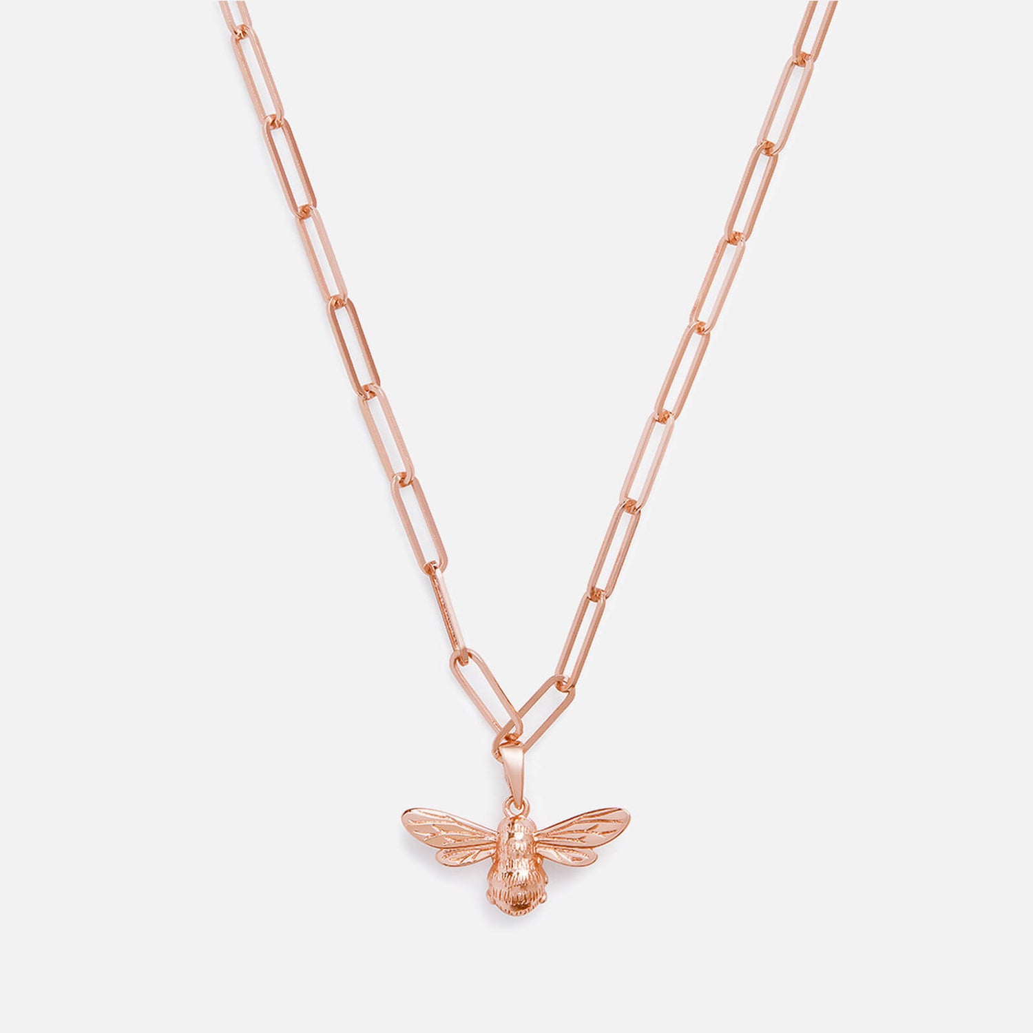 Olivia burton bee necklace rose gold deals