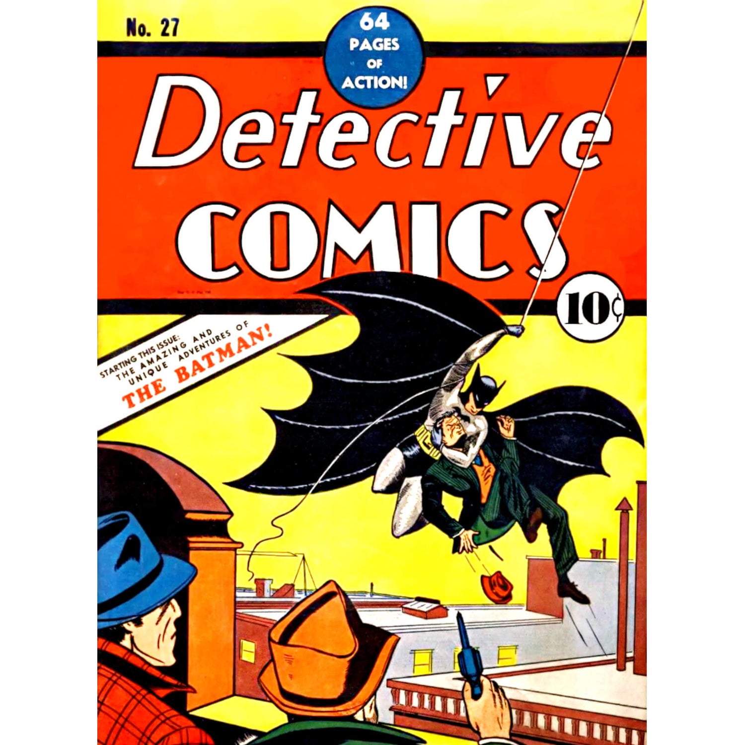 DC Comics Batman Detective Comics Tin Plate