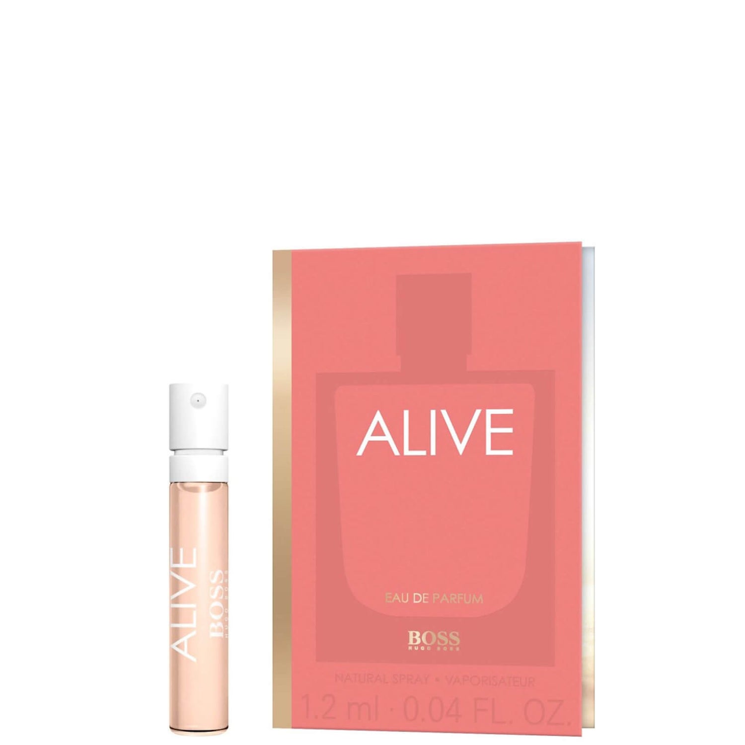 Hugo Boss Alive 1.2ml Eau de Parfum Vial on Card