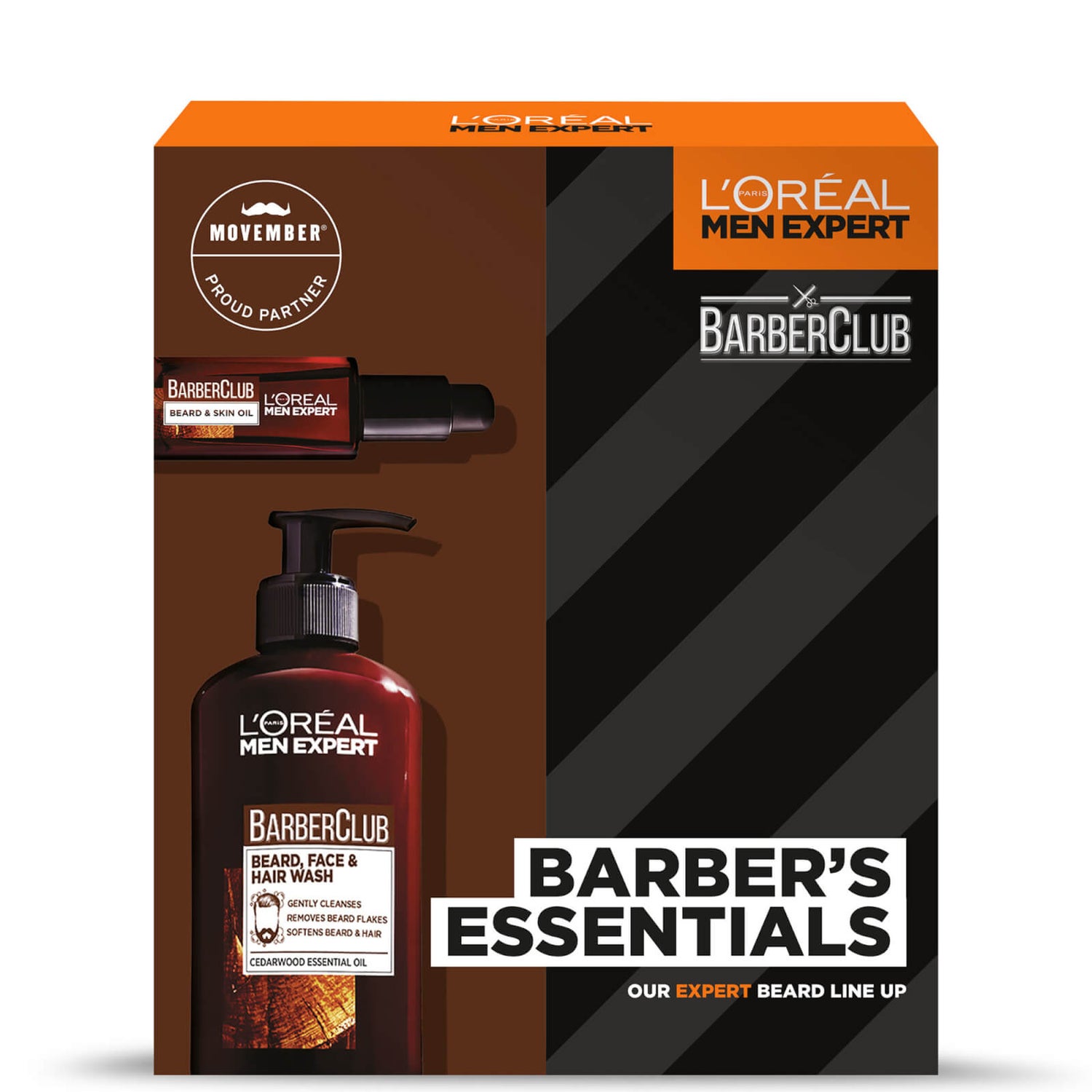 L'Oreal Paris Men Expert Barber's Essentials Beard Grooming Duo Set til ham